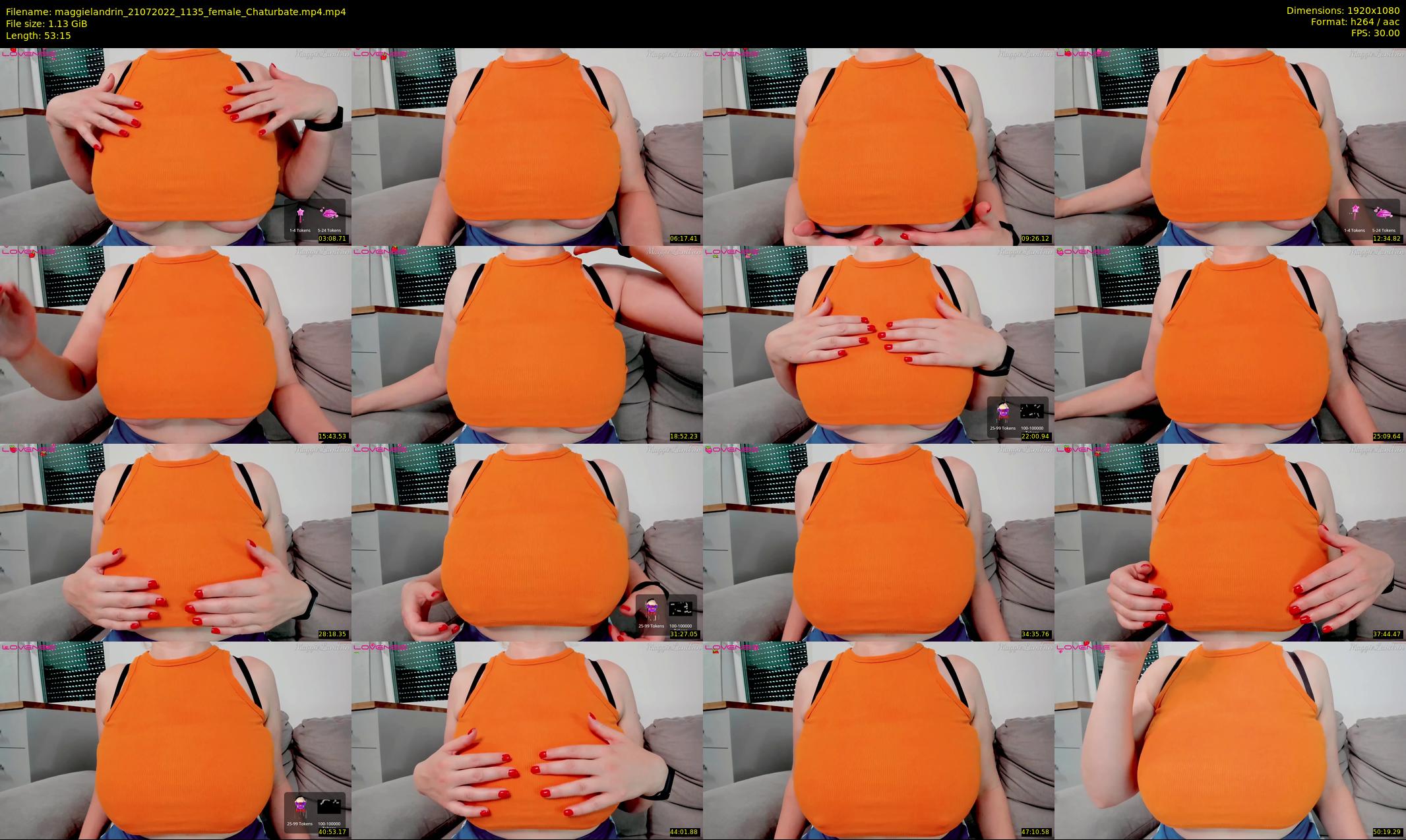 maggielandrin — 54 minute Chaturbate female cam show recording, 1080p, Jul 21, 2022