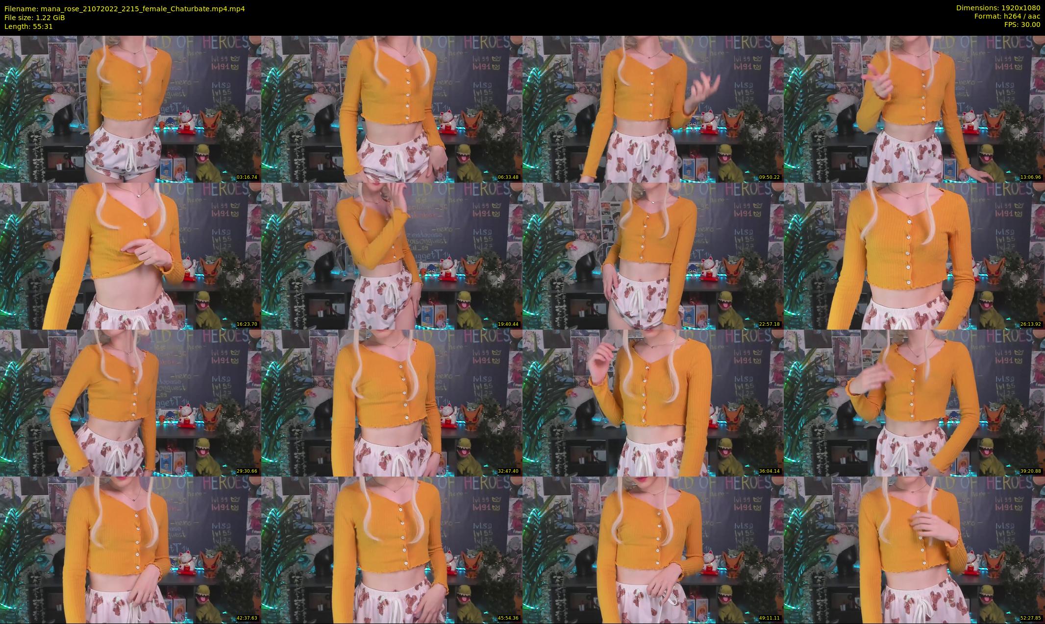 mana_rose — 56 minute Chaturbate female cam show recording, 1080p, Jul 21, 2022