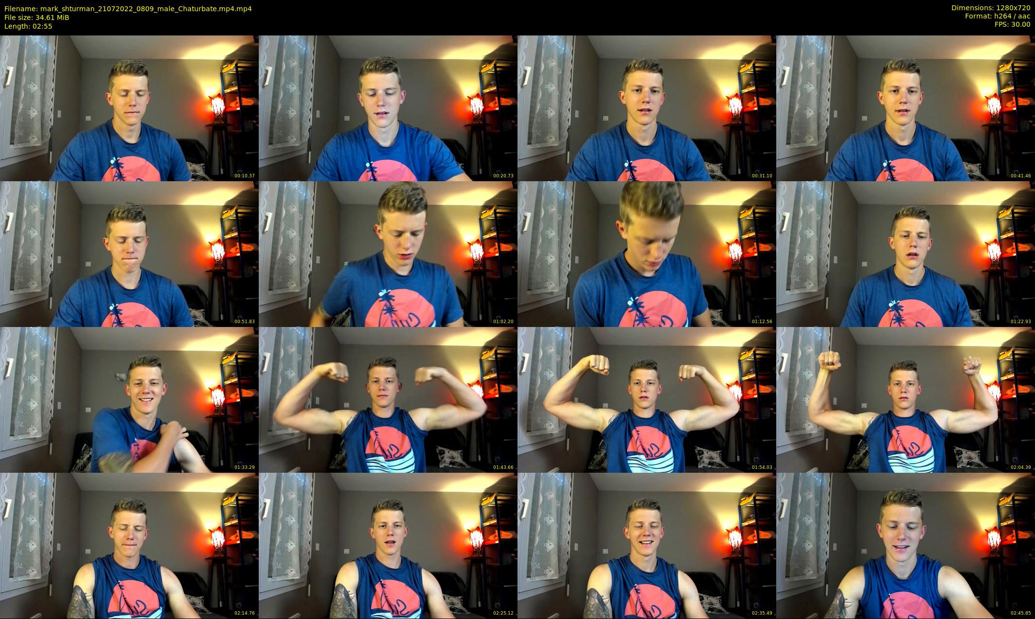 mark_shturman — 3 minute Chaturbate male cam show recording, 720p, Jul 21, 2022