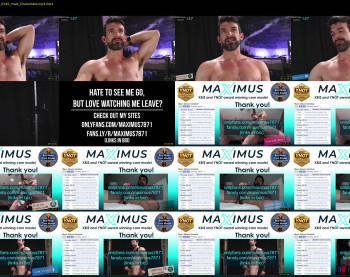 maximus_787 — 4 minute Chaturbate male cam show recording, 1080p, Jul 22, 2022
