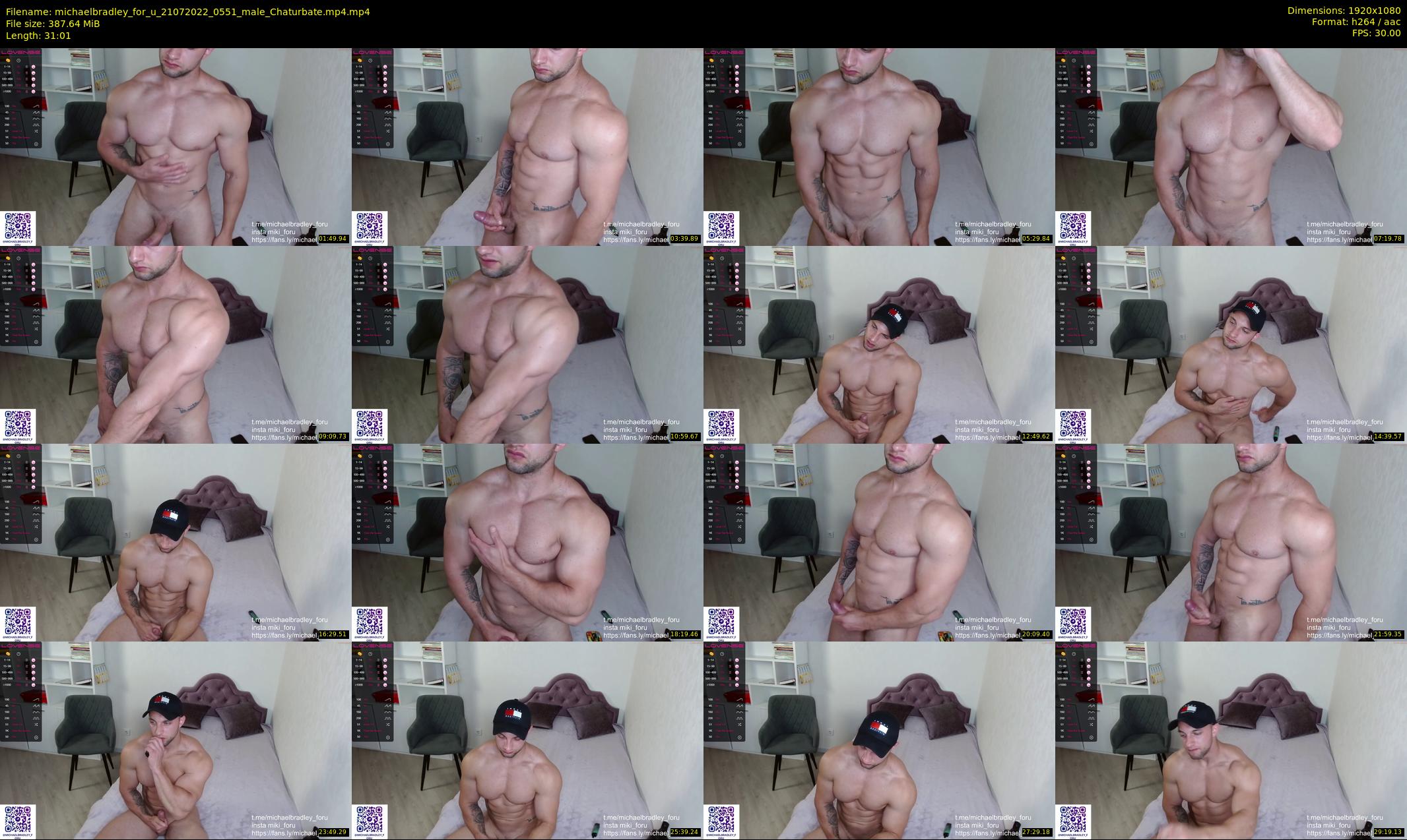 michaelbradley_for_u — 32 minute Chaturbate male cam show recording, 1080p, Jul 21, 2022