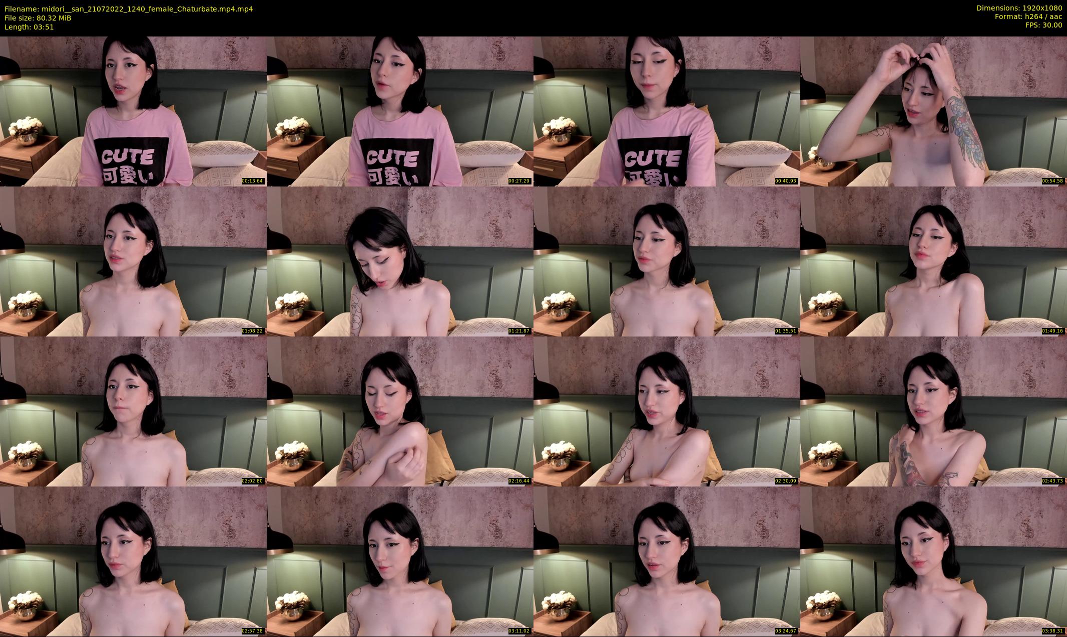 midori__san — 4 minute Chaturbate female cam show recording, 1080p, Jul 21, 2022