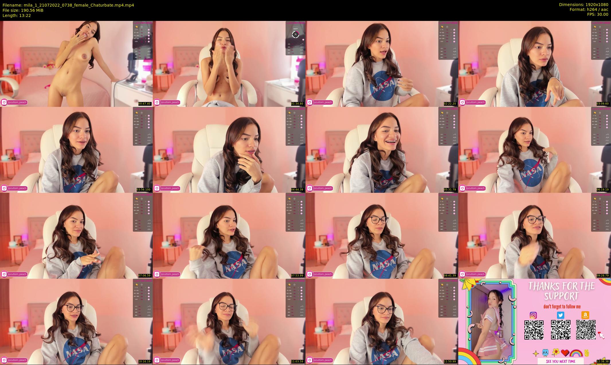 mila_1 — 14 minute Chaturbate female cam show recording, 1080p, Jul 21, 2022