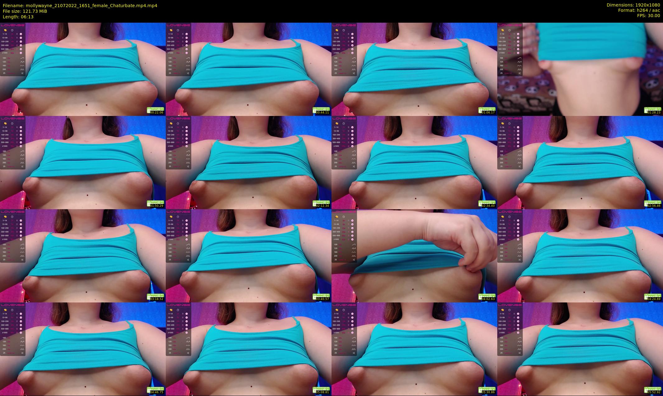 mollywayne — 7 minute Chaturbate female cam show recording, 1080p, Jul 21, 2022