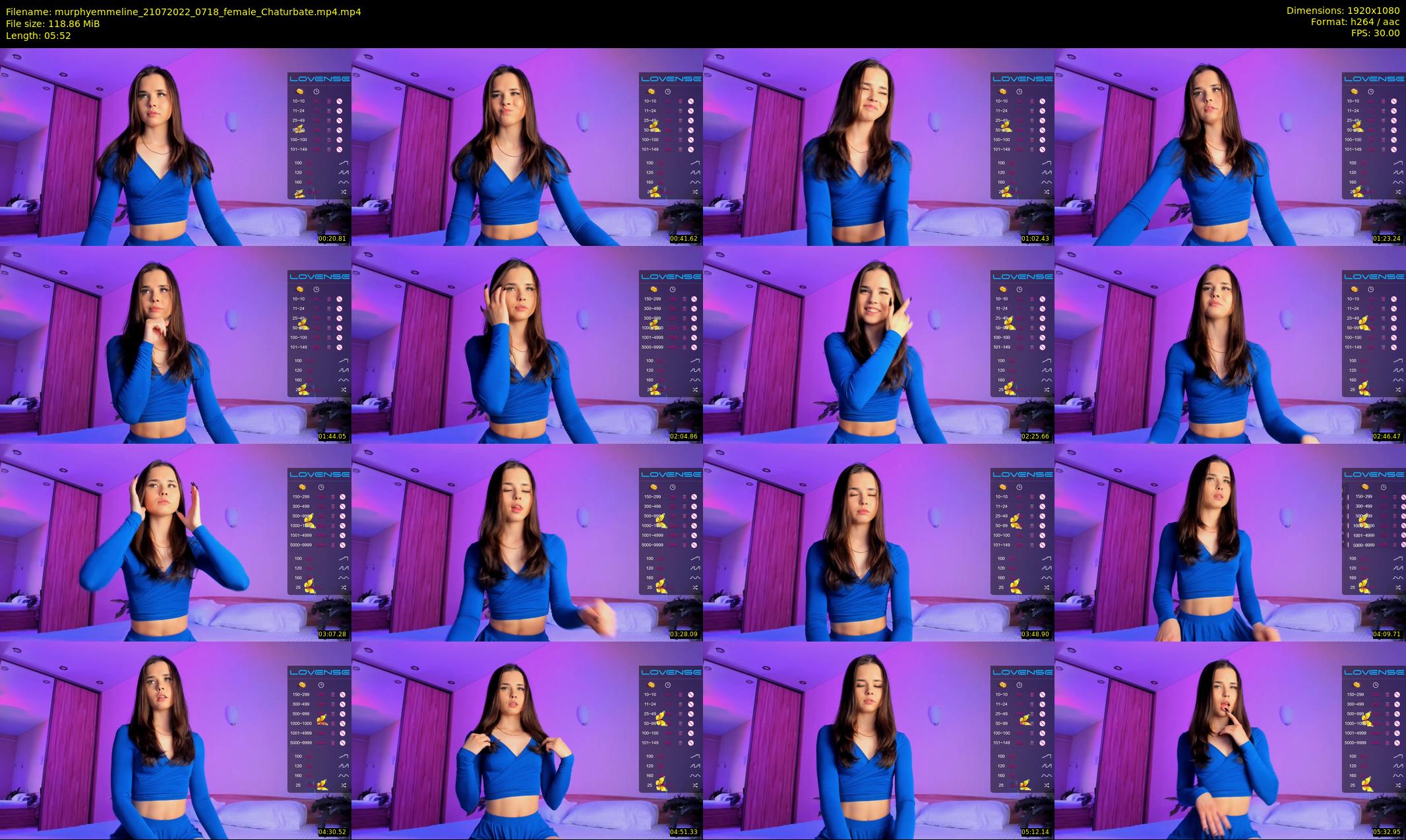 murphyemmeline — 6 minute Chaturbate female cam show recording, 1080p, Jul 21, 2022