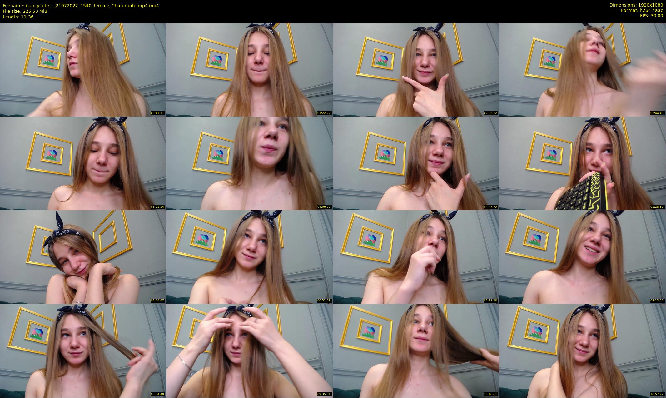 nancycute__ — 12 minute Chaturbate female cam show recording, 1080p, Jul 21, 2022
