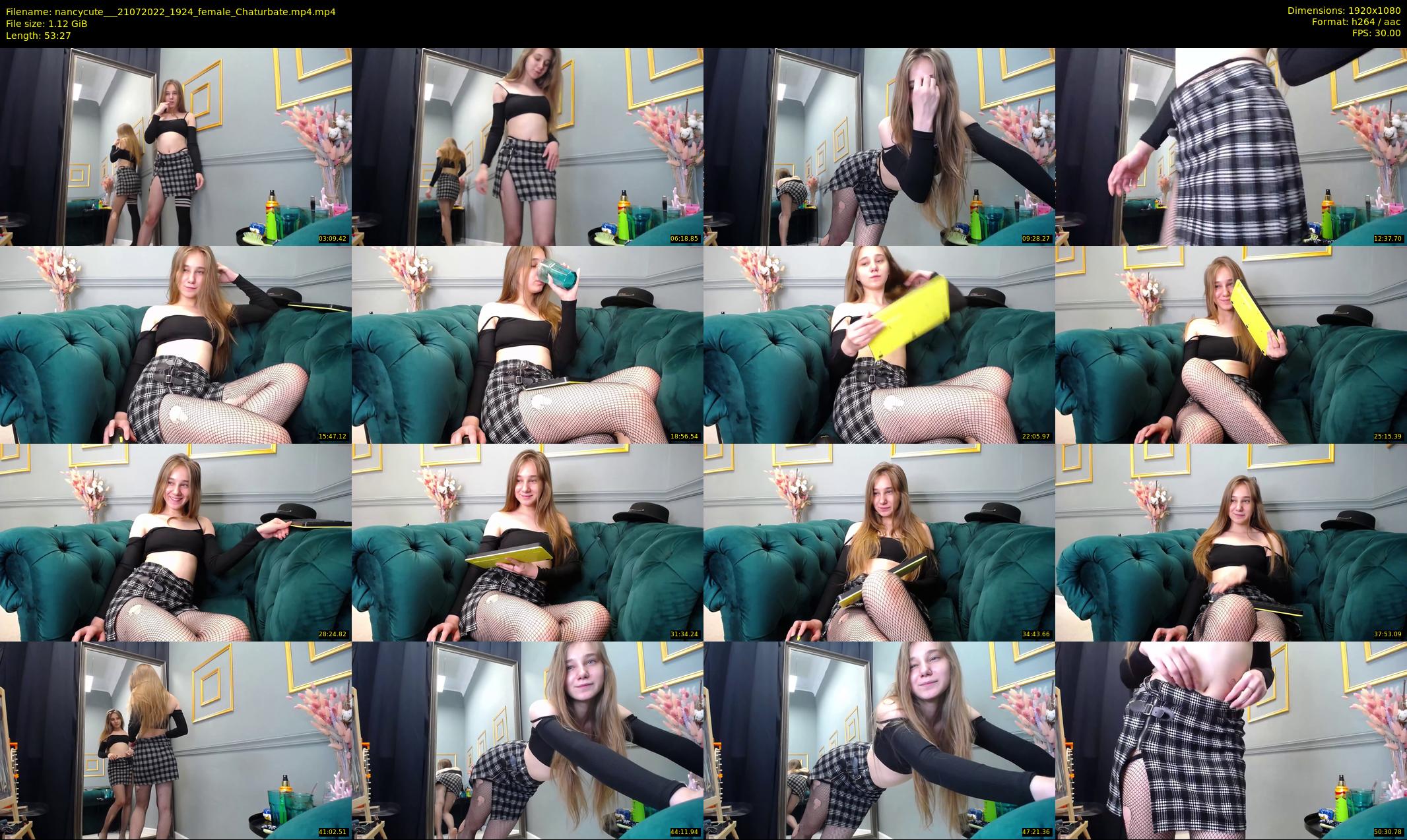 nancycute__ — 54 minute Chaturbate female cam show recording, 1080p, Jul 21, 2022