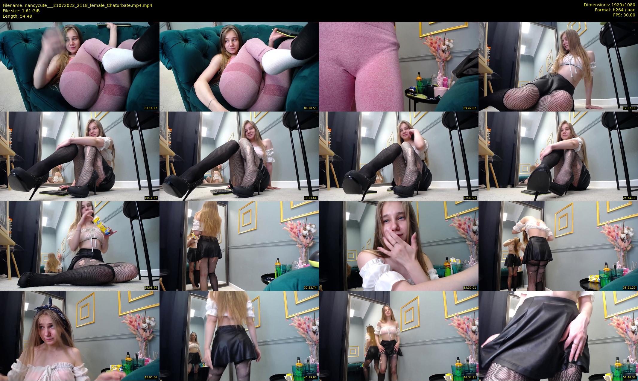 nancycute__ — 55 minute Chaturbate female cam show recording, 1080p, Jul 21, 2022