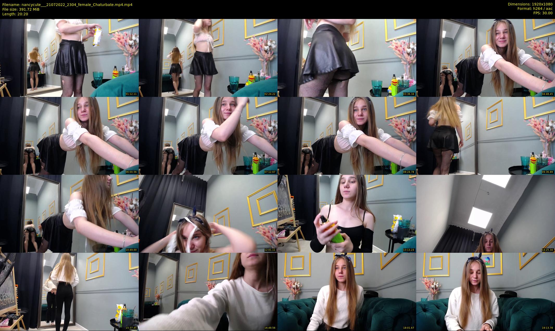 nancycute__ — 21 minute Chaturbate female cam show recording, 1080p, Jul 21, 2022