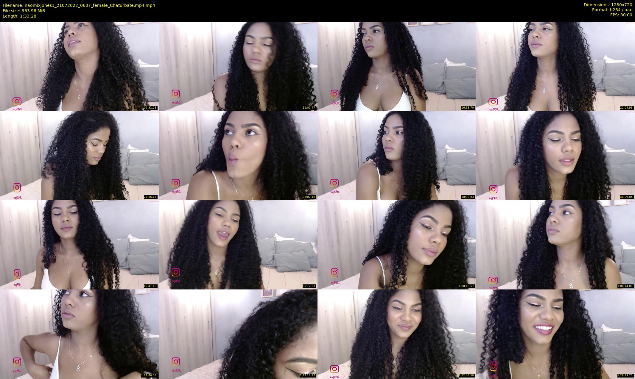 naomixjones1 — 94 minute Chaturbate female cam show recording, 720p, Jul 21, 2022
