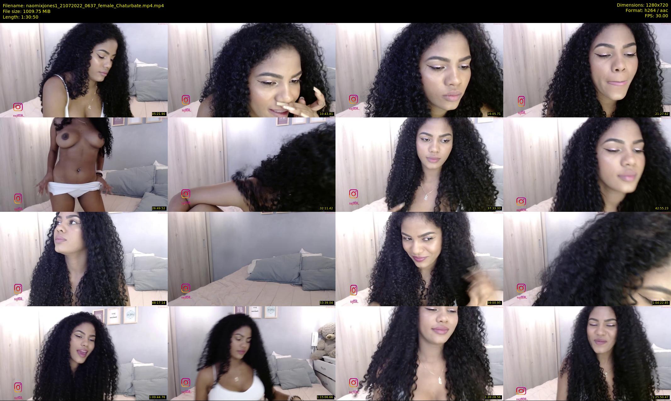 naomixjones1 — 91 minute Chaturbate female cam show recording, 720p, Jul 21, 2022
