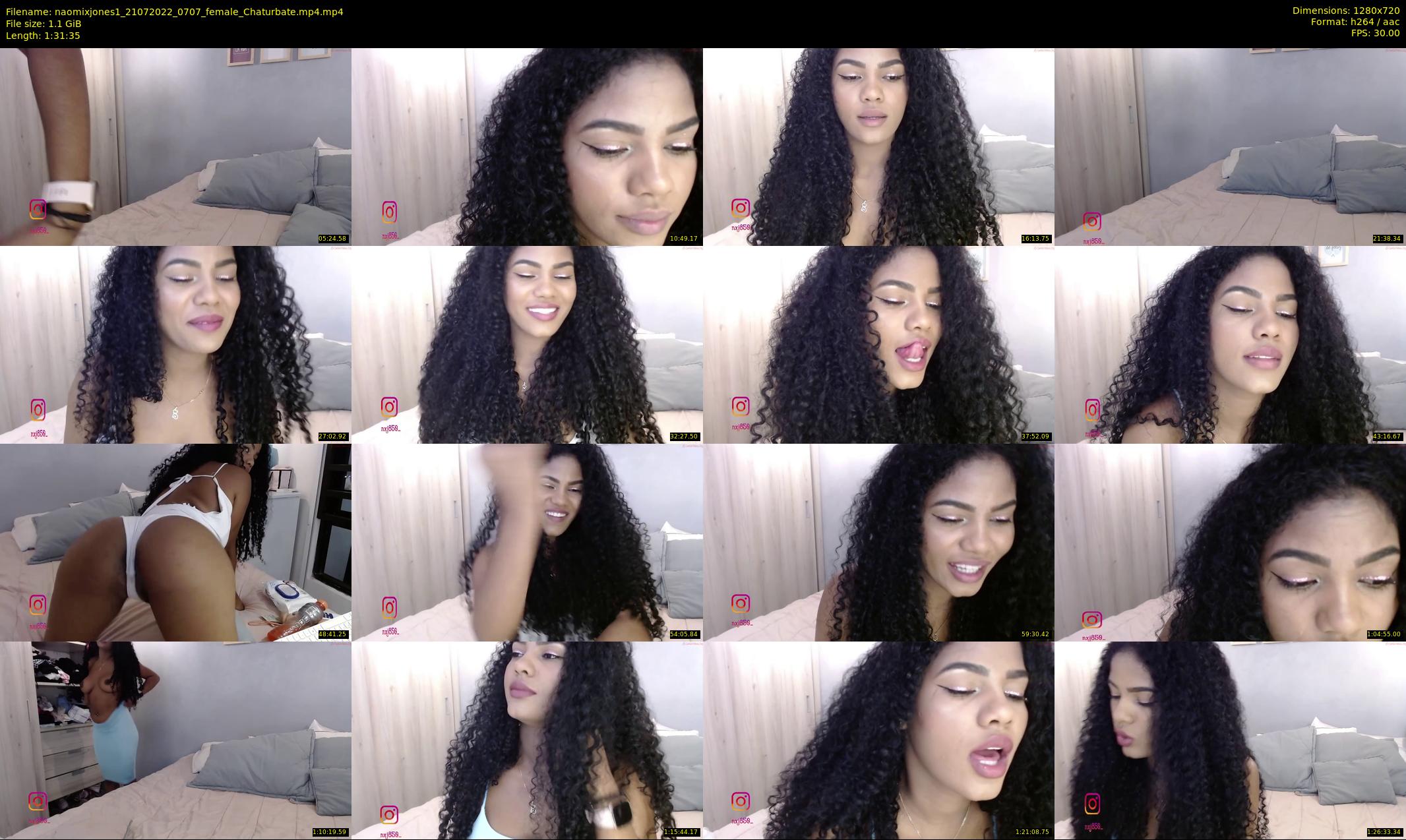 naomixjones1 — 92 minute Chaturbate female cam show recording, 720p, Jul 21, 2022