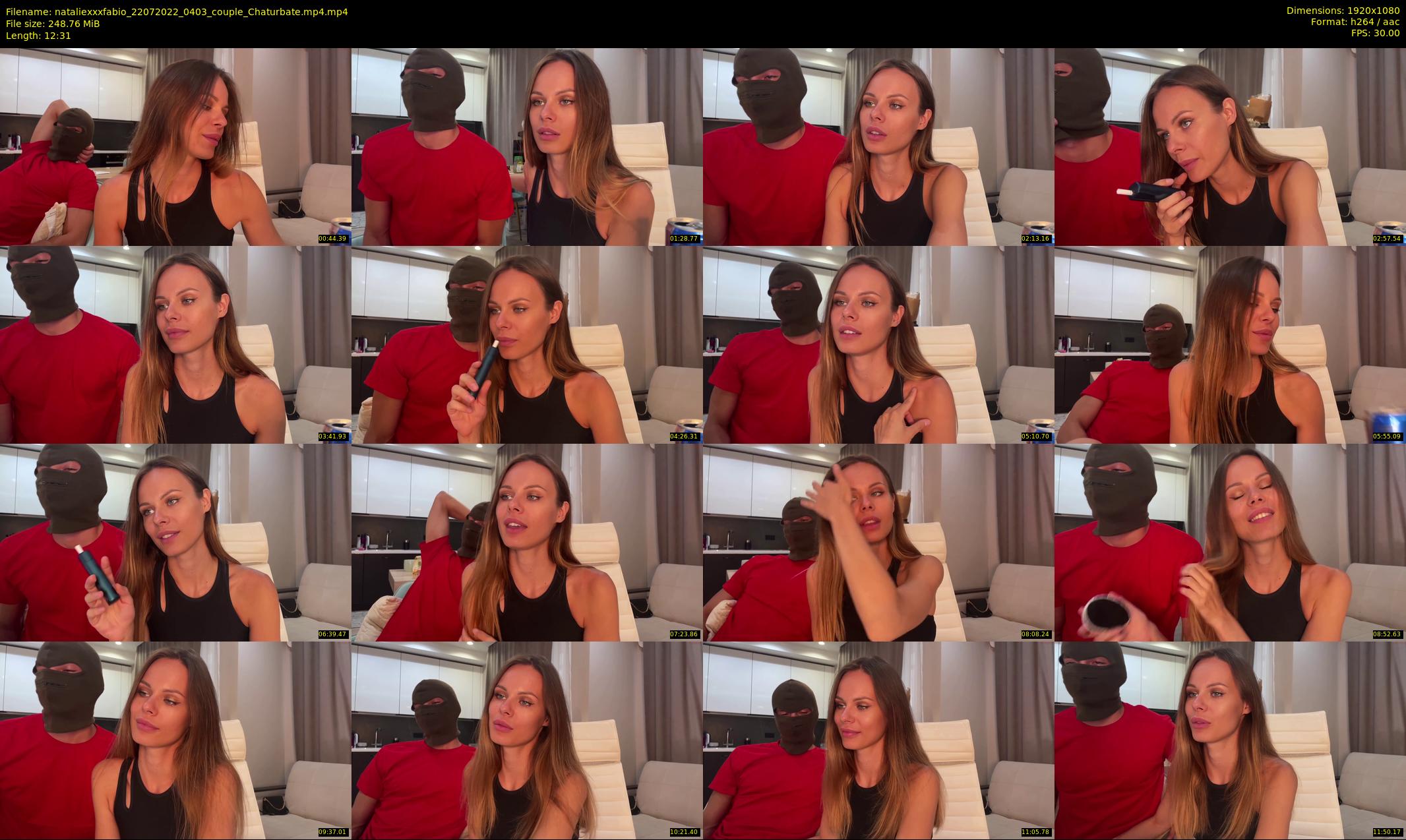 nataliexxxfabio — 13 minute Chaturbate couple cam show recording, 1080p, Jul 22, 2022