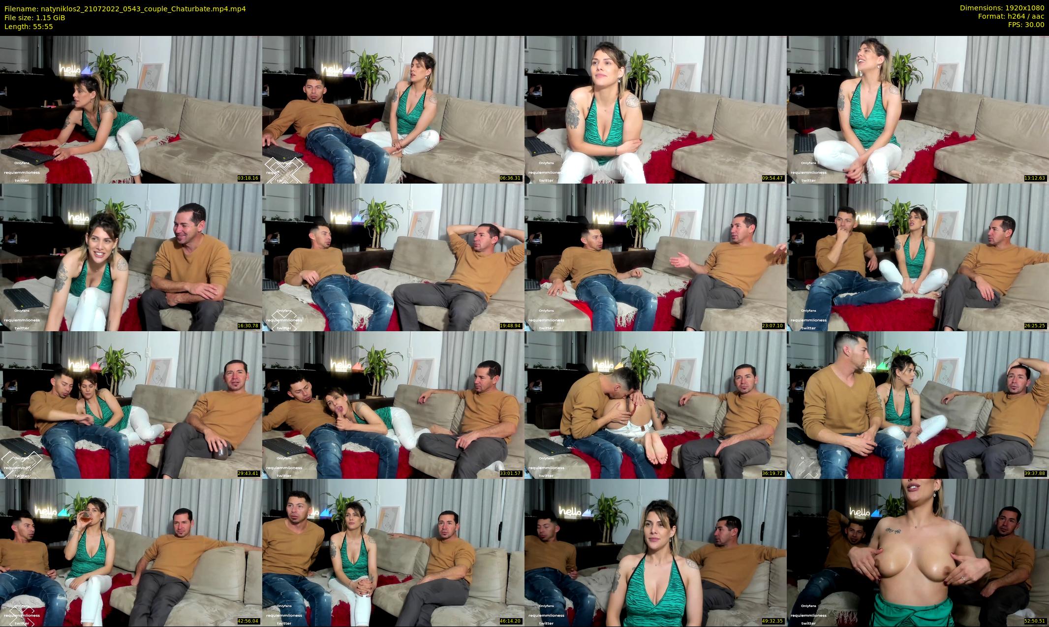 natyniklos2 — 56 minute Chaturbate couple cam show recording, 1080p, Jul 21, 2022