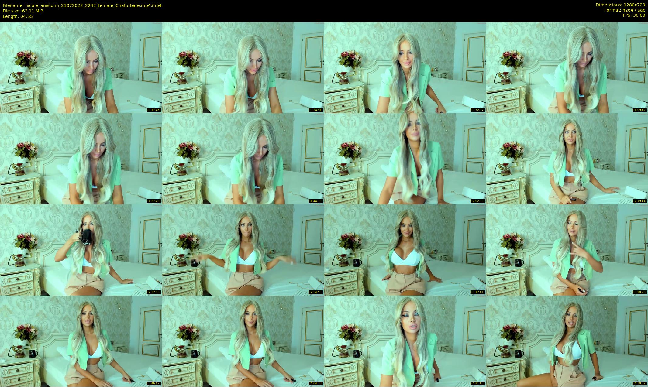 nicole_anistonn — 5 minute Chaturbate female cam show recording, 720p, Jul 21, 2022