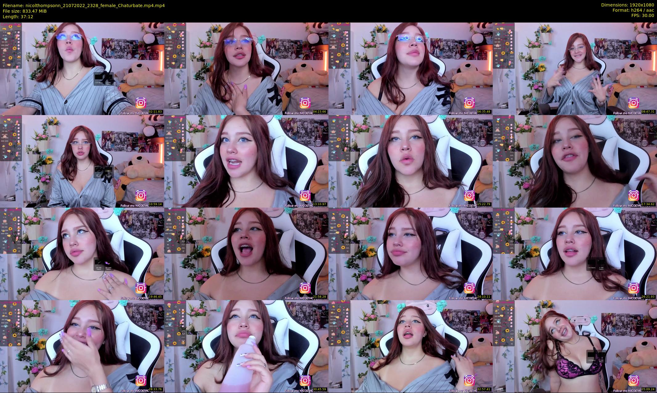 nicolthompsonn — 38 minute Chaturbate female cam show recording, 1080p, Jul 21, 2022
