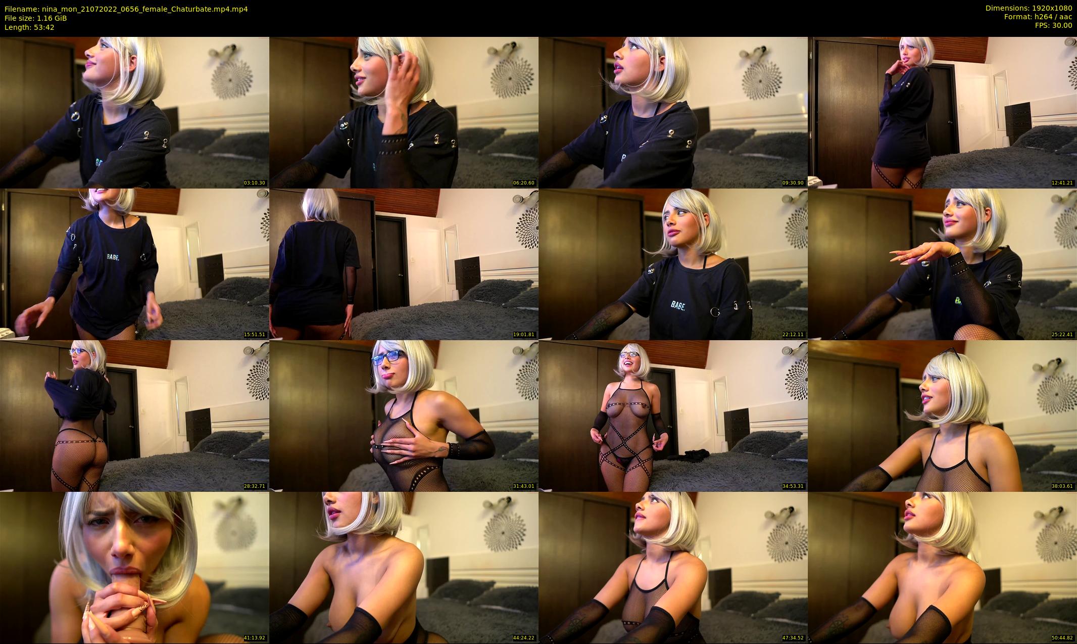 nina_mon — 54 minute Chaturbate female cam show recording, 1080p, Jul 21, 2022