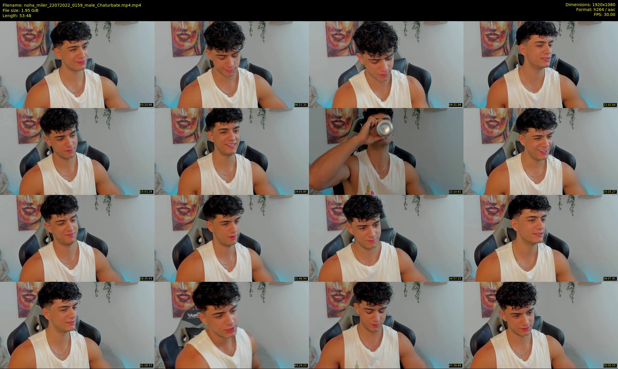 noha_miler — 54 minute Chaturbate male cam show recording, 1080p, Jul 22, 2022
