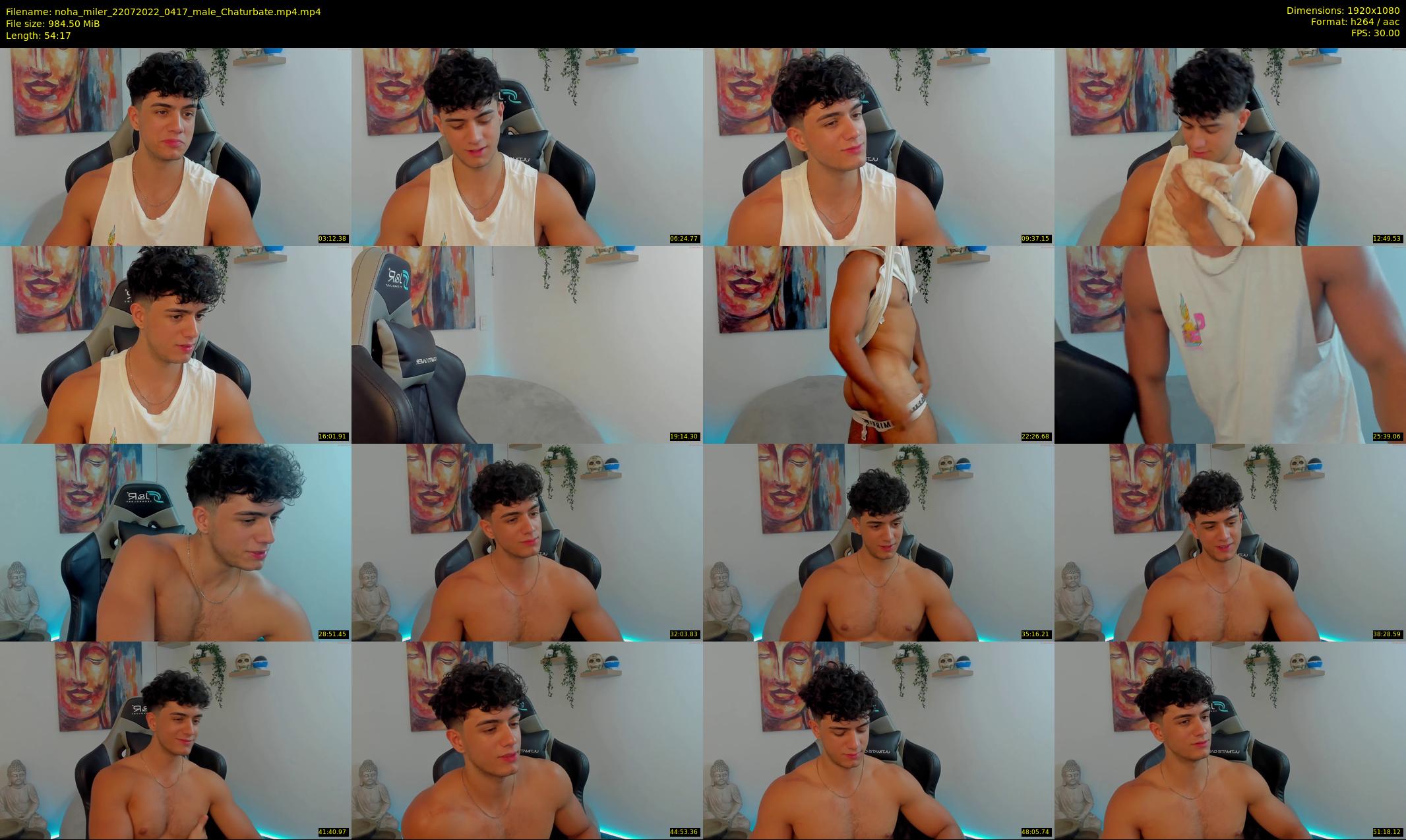 noha_miler — 55 minute Chaturbate male cam show recording, 1080p, Jul 22, 2022