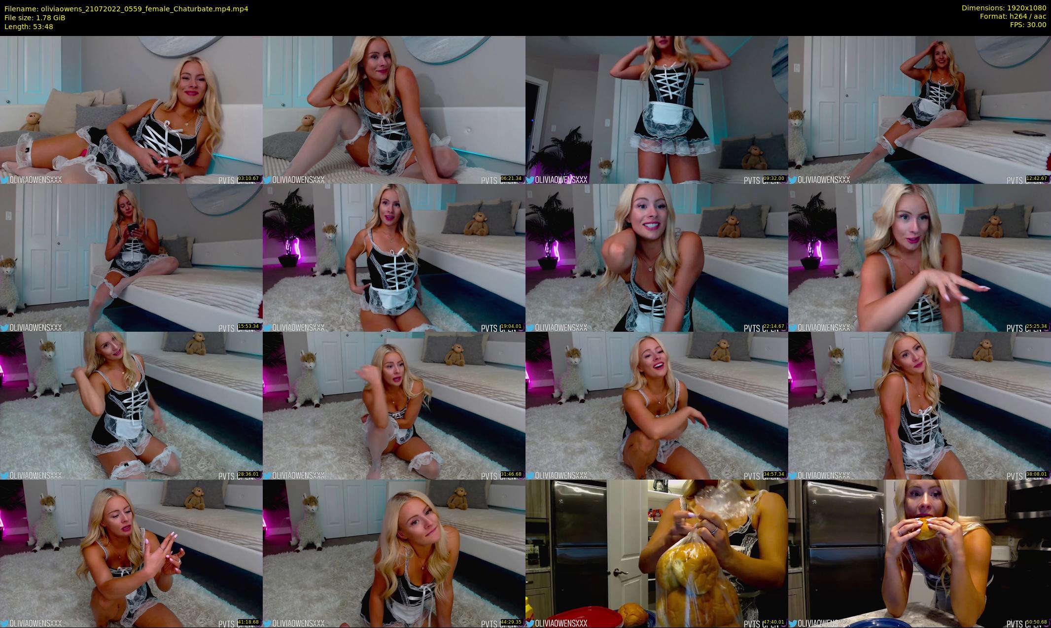 oliviaowens — 54 minute Chaturbate female cam show recording, 1080p, Jul 21, 2022
