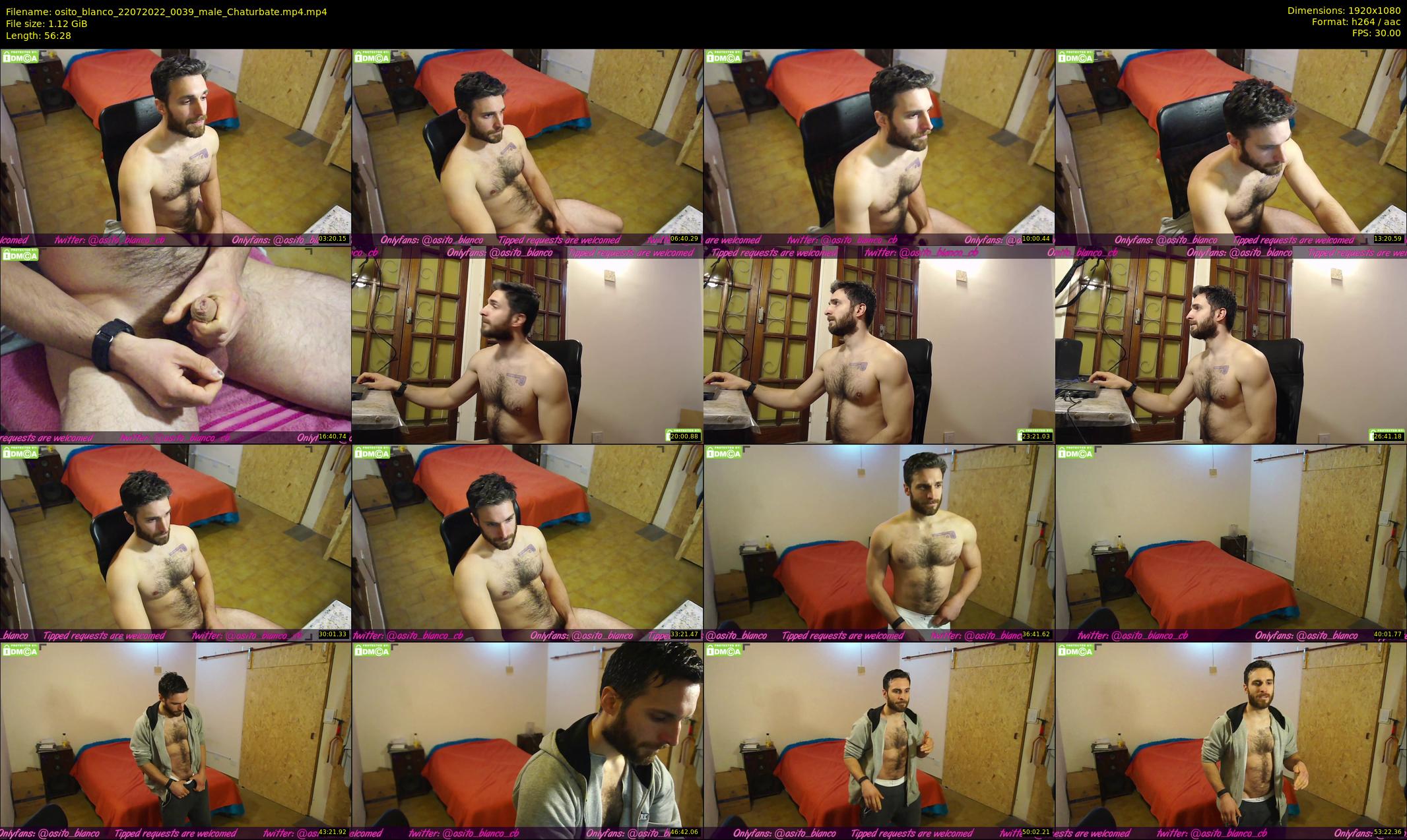 osito_blanco — 57 minute Chaturbate male cam show recording, 1080p, Jul 22, 2022