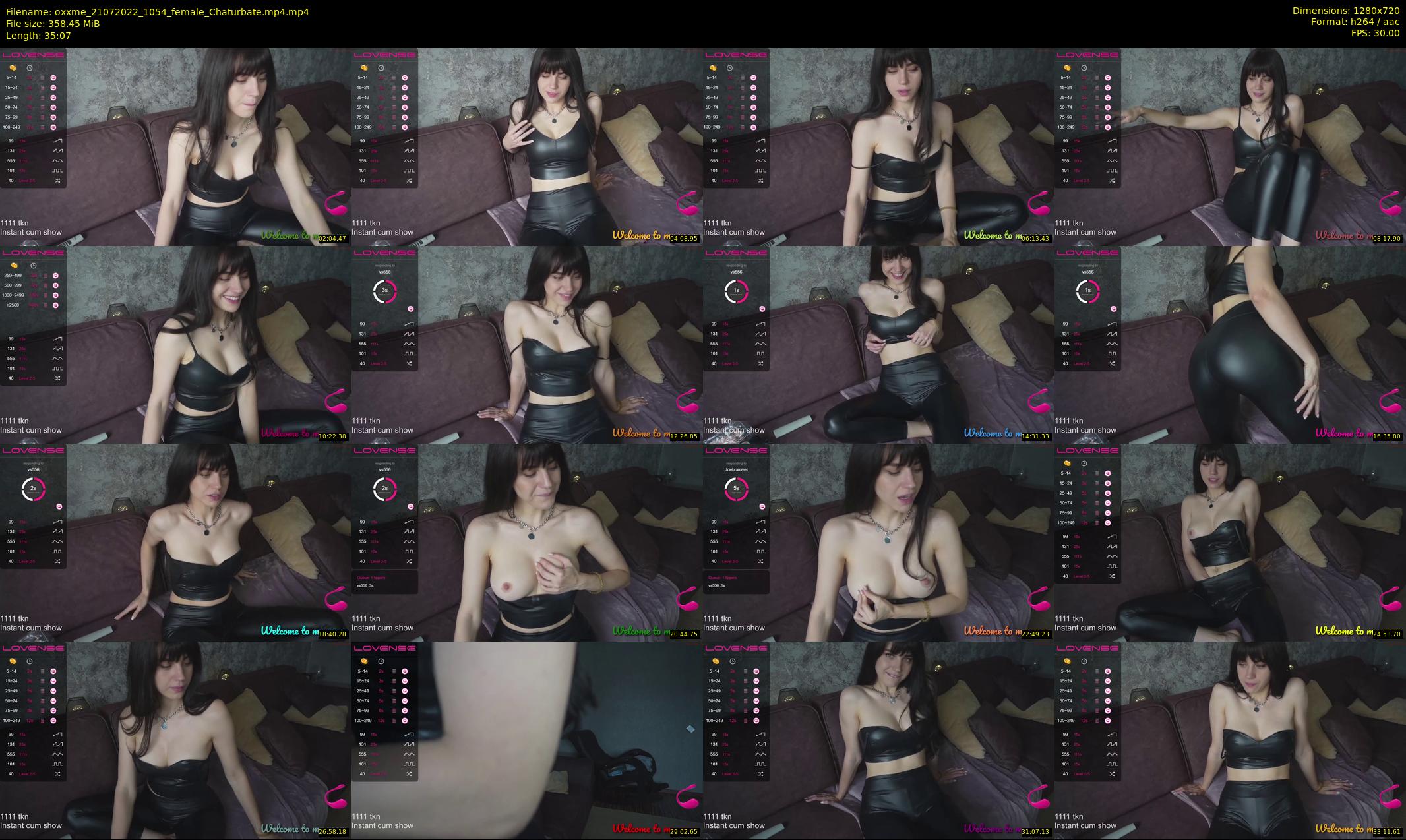 oxxme — 36 minute Chaturbate female cam show recording, 720p, Jul 21, 2022