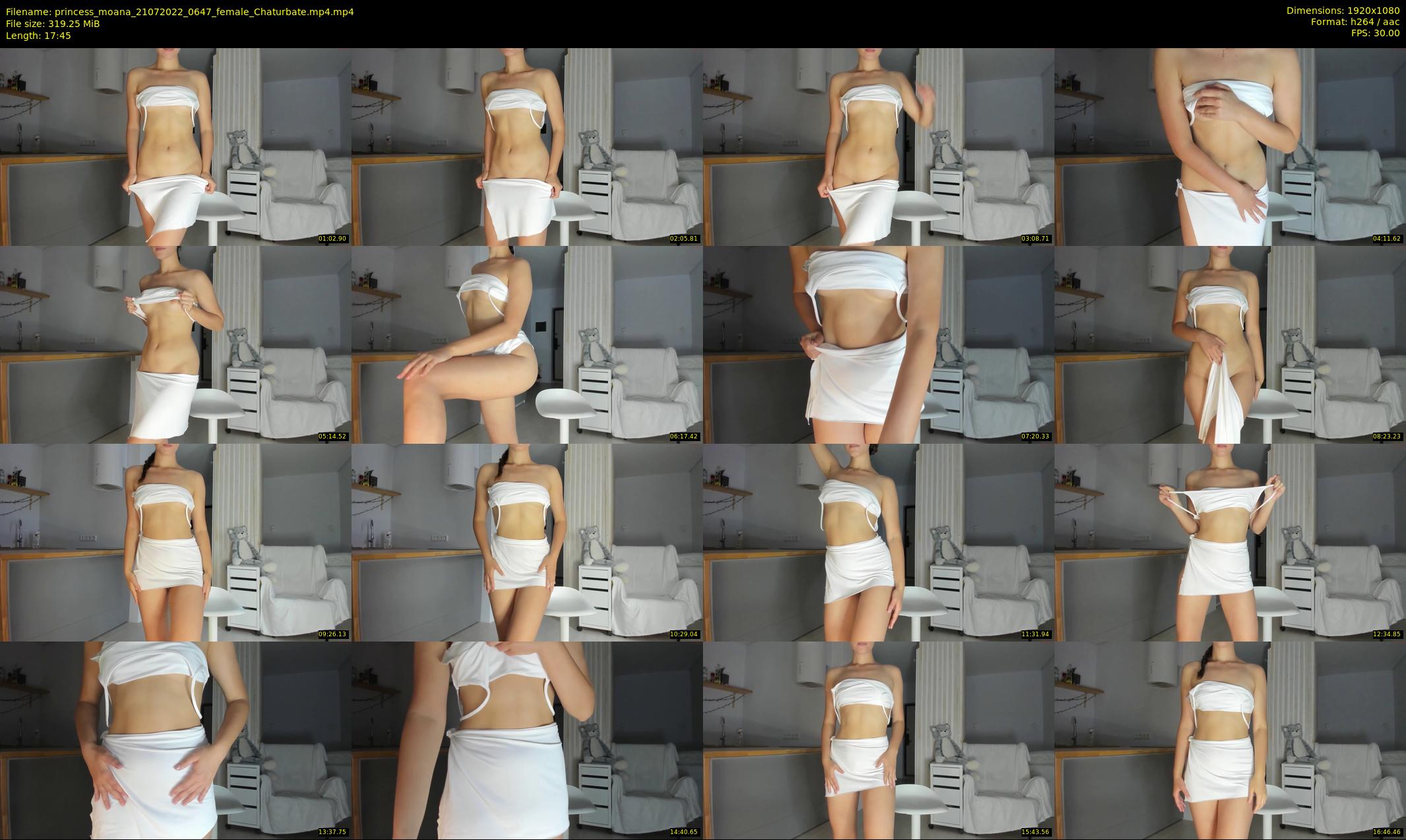 princess_moana — 18 minute Chaturbate female cam show recording, 1080p, Jul 21, 2022