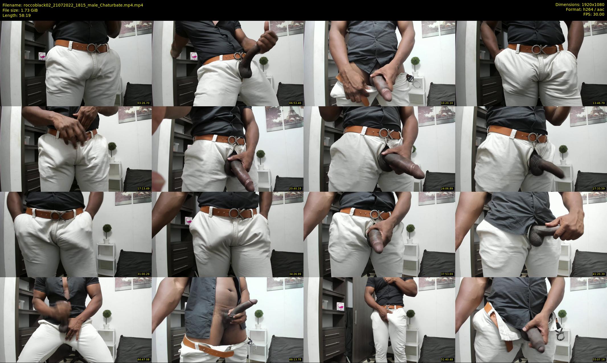 roccoblack02 — 59 minute Chaturbate male cam show recording, 1080p, Jul 21, 2022
