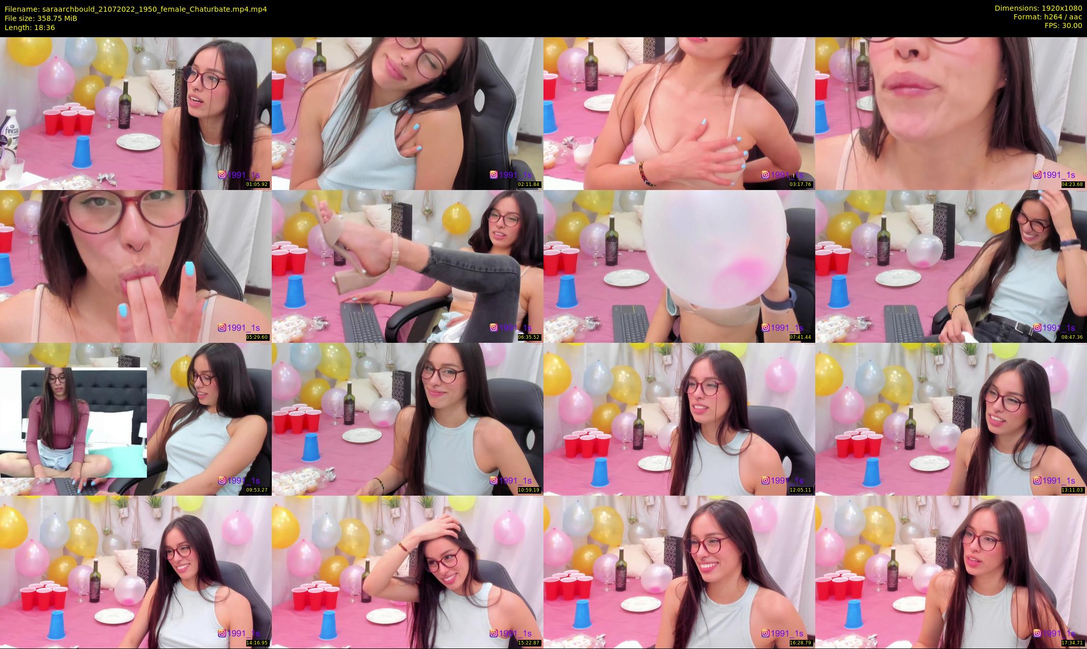 saraarchbould — 19 minute Chaturbate female cam show recording, 1080p, Jul 21, 2022