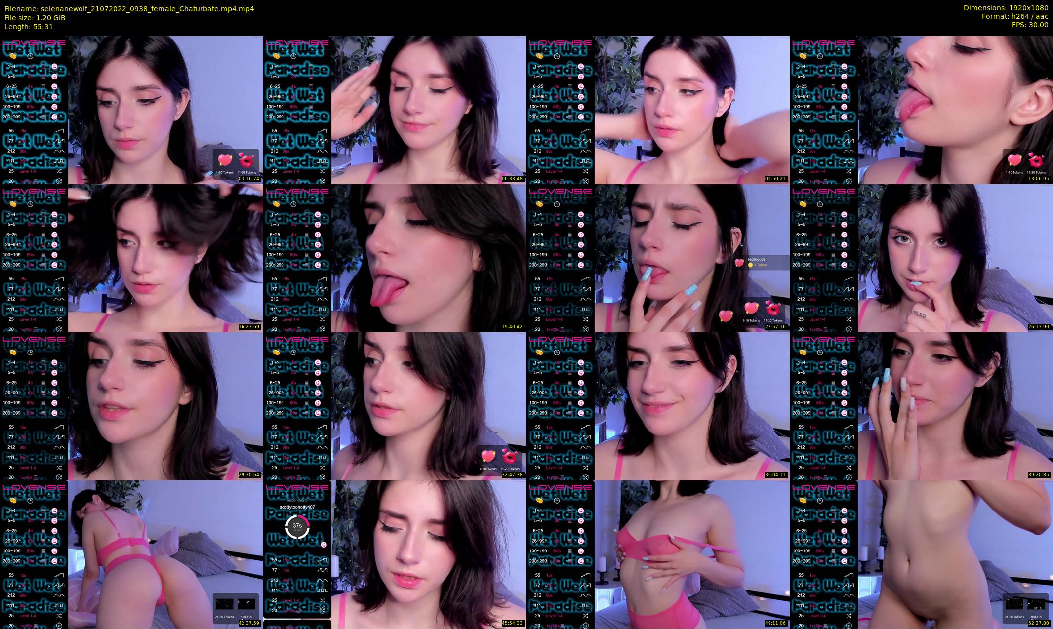 selenanewolf — 56 minute Chaturbate couple cam show recording, 1080p, Jul 21, 2022