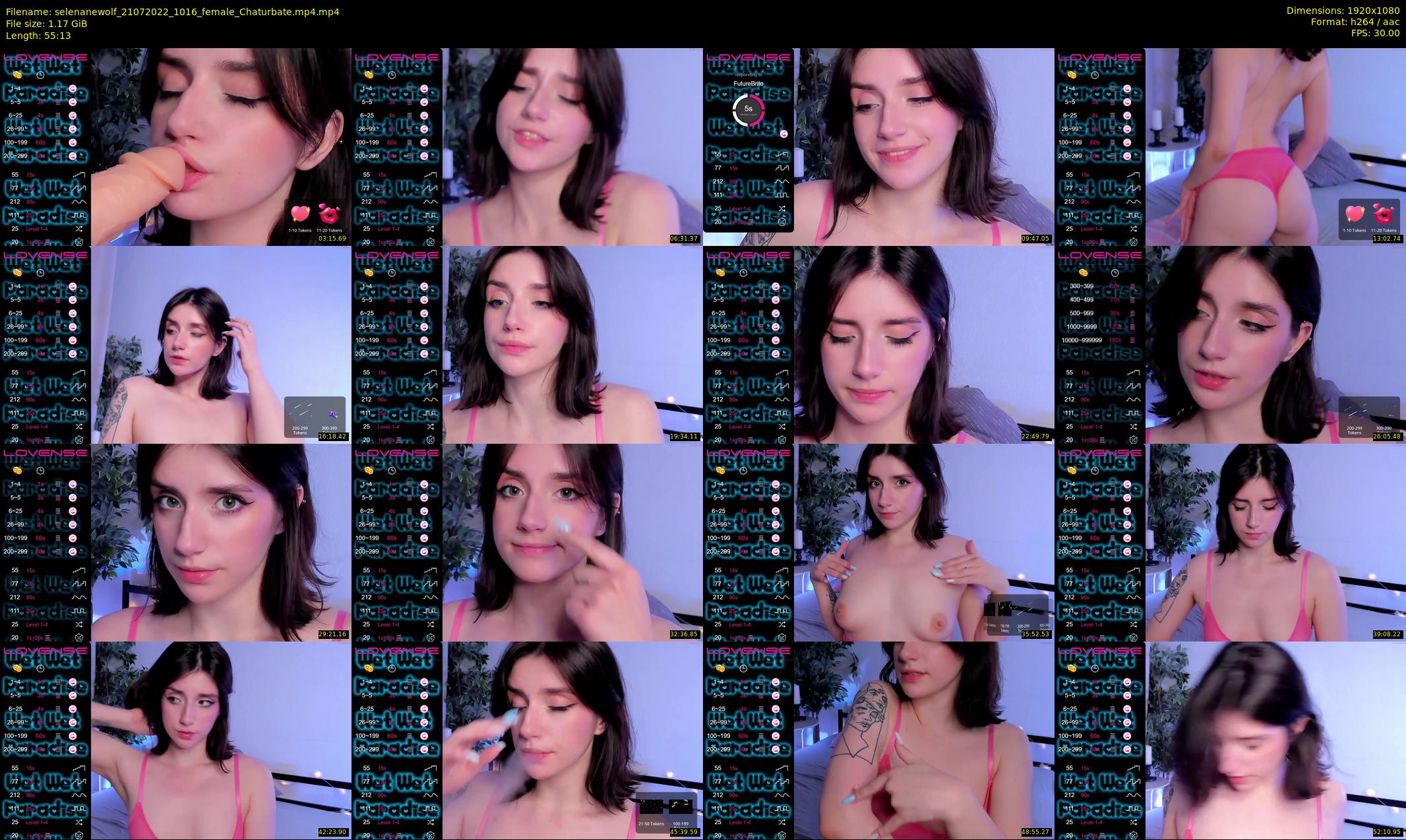 selenanewolf — 56 minute Chaturbate couple cam show recording, 1080p, Jul 21, 2022