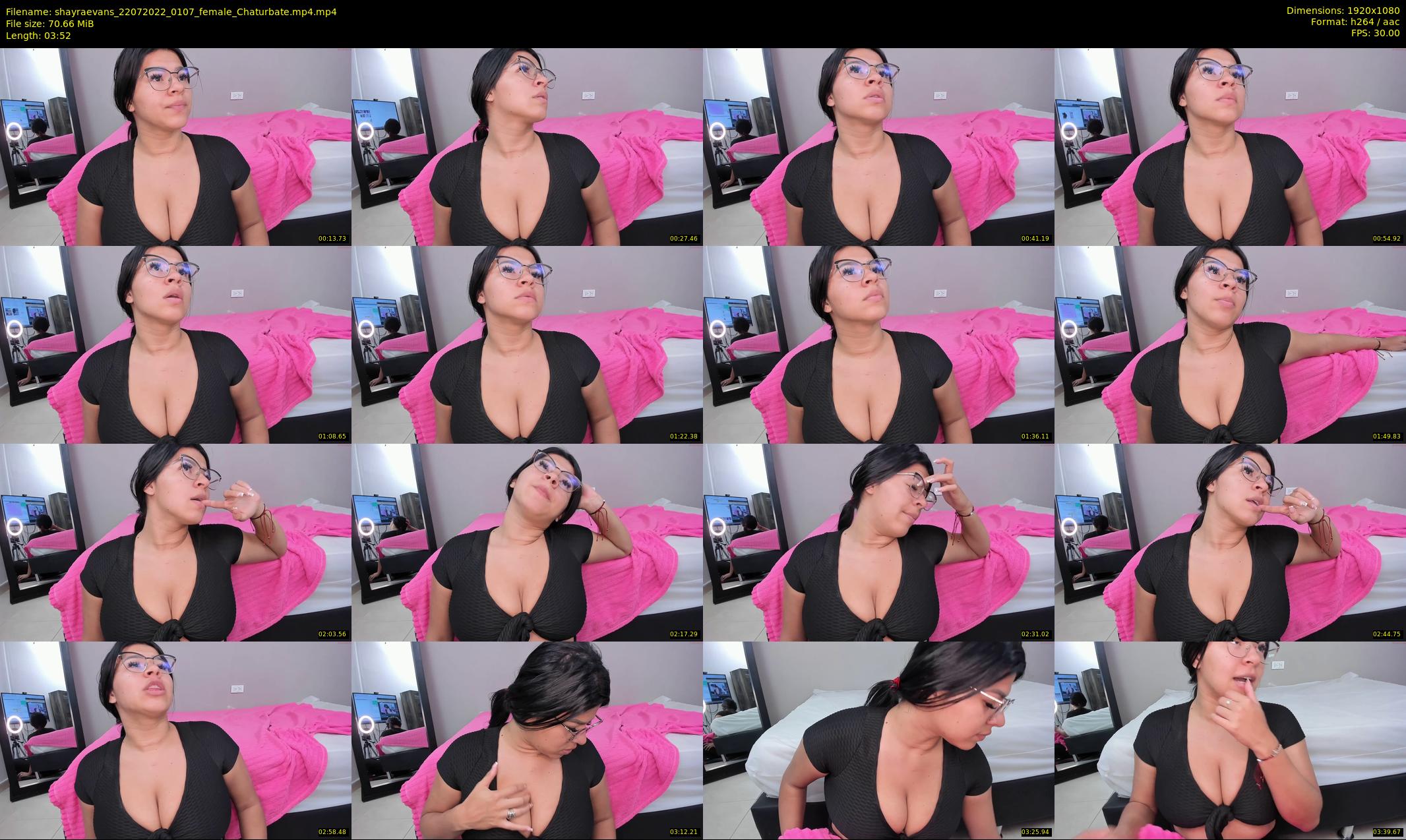 shayraevans — 4 minute Chaturbate female cam show recording, 1080p, Jul 22, 2022