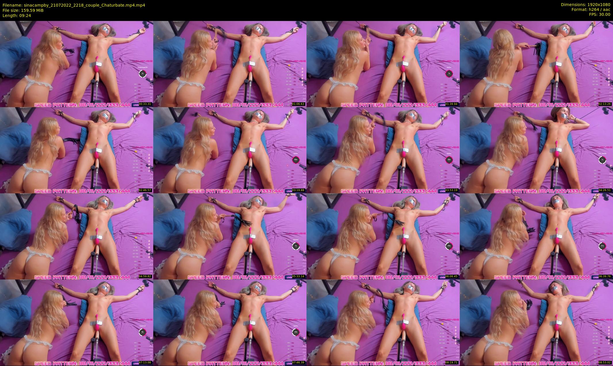 sinacampby — 10 minute Chaturbate couple cam show recording, 1080p, Jul 21, 2022