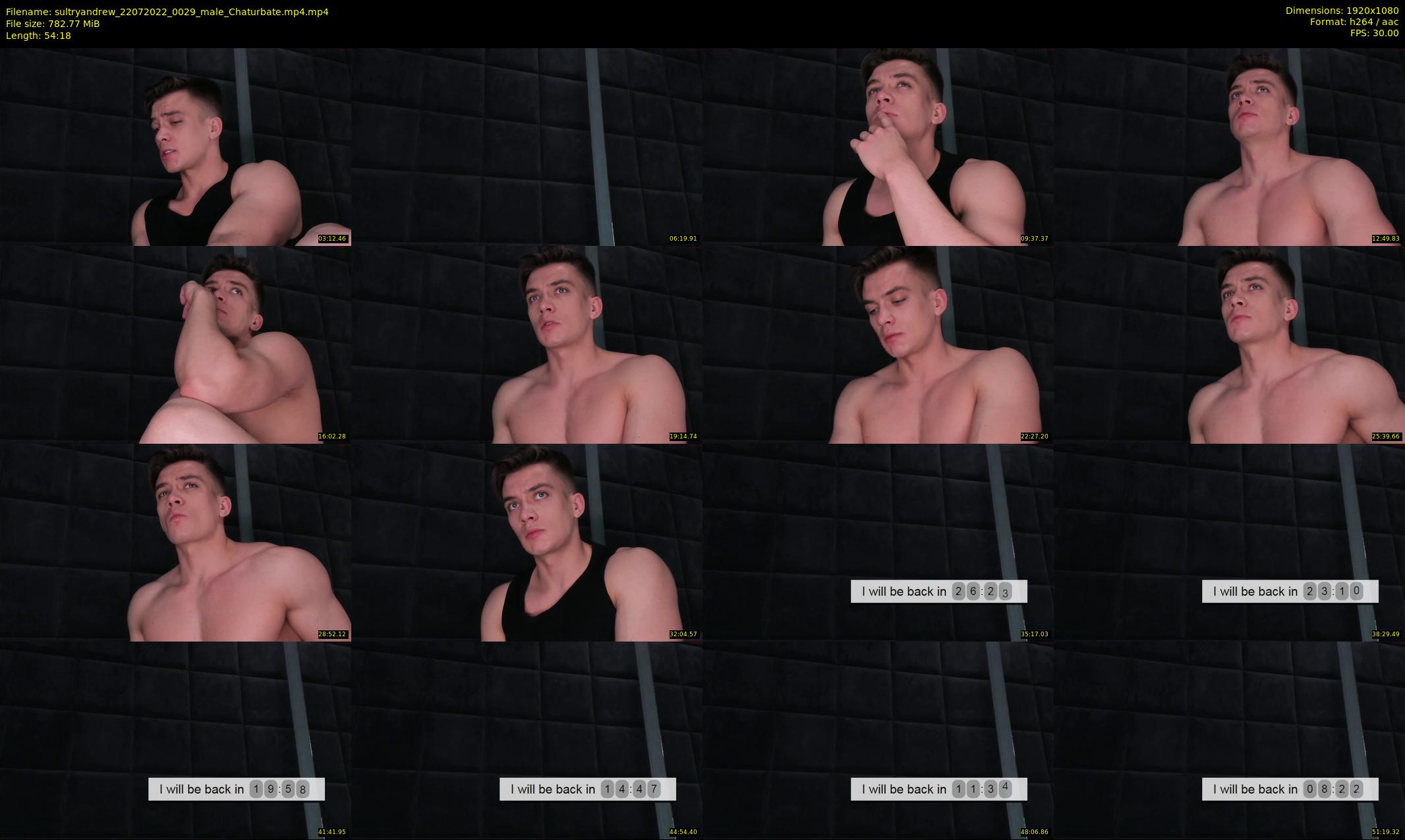 sultryandrew — 55 minute Chaturbate male cam show recording, 1080p, Jul 22, 2022