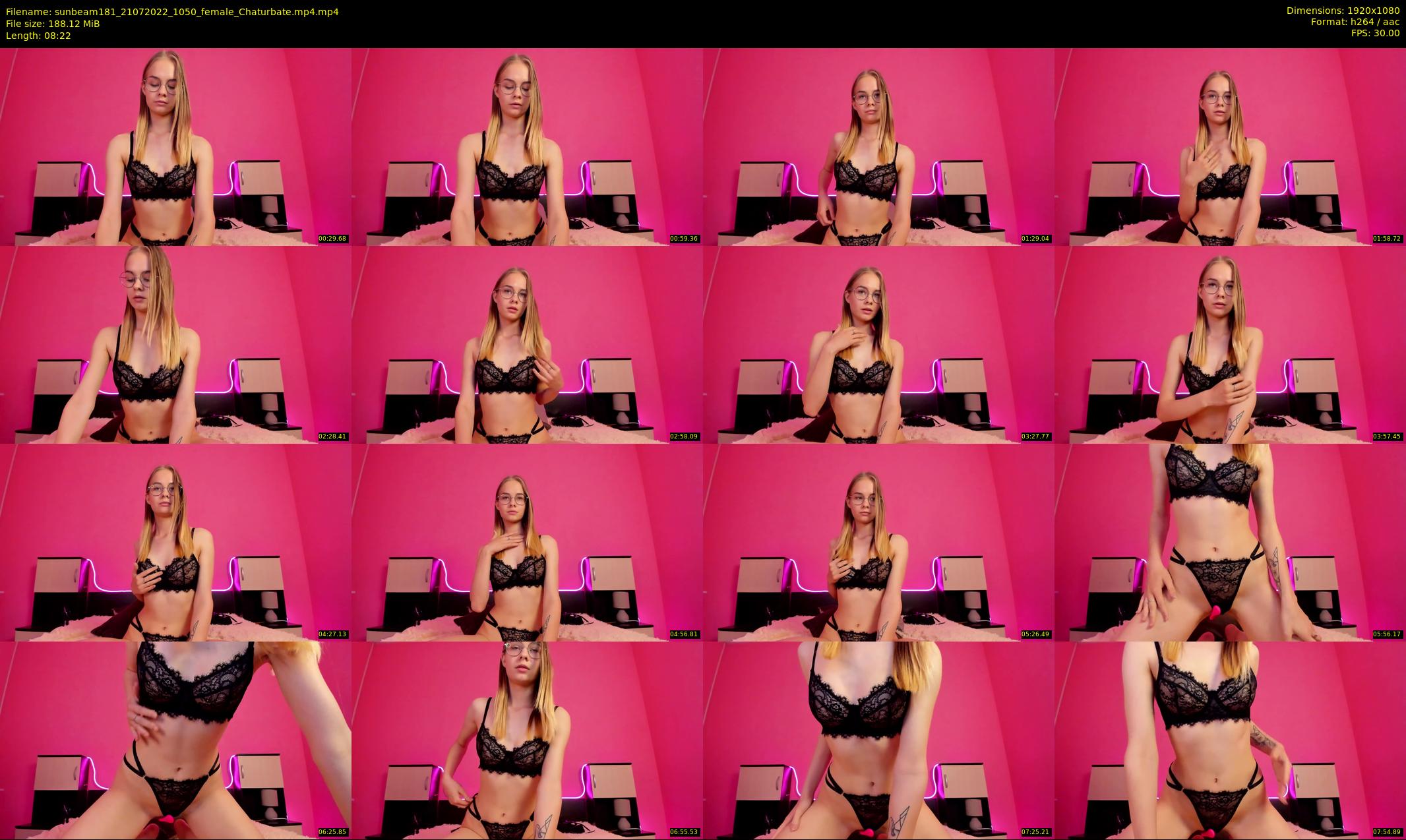 sunbeam181 — 9 minute Chaturbate female cam show recording, 1080p, Jul 21, 2022