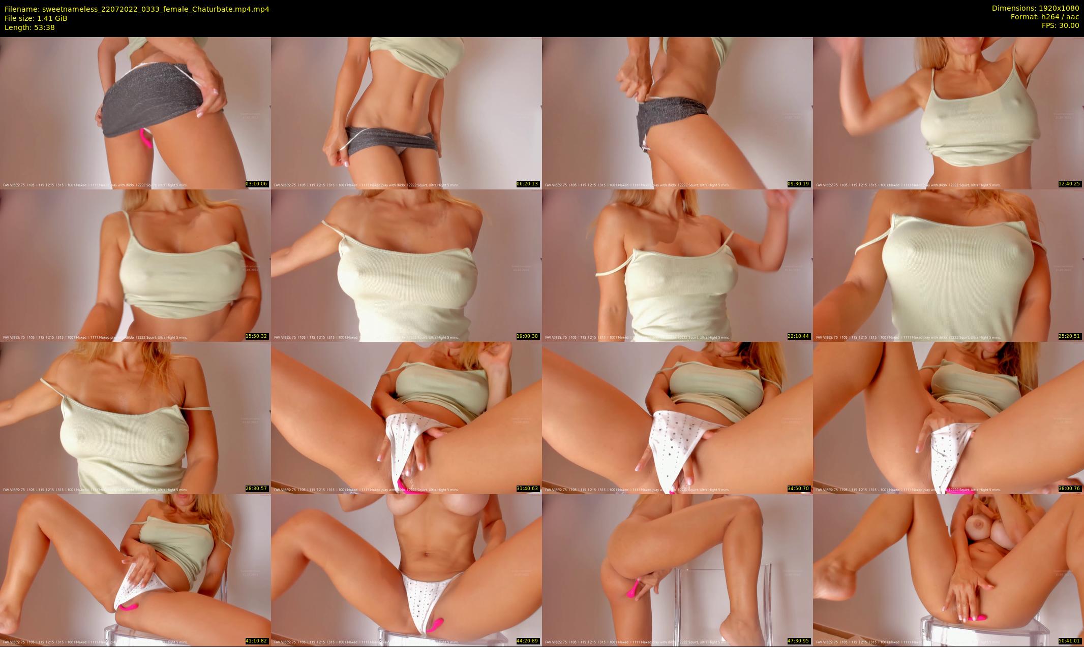 sweetnameless — 54 minute Chaturbate couple cam show recording, 1080p, Jul 22, 2022