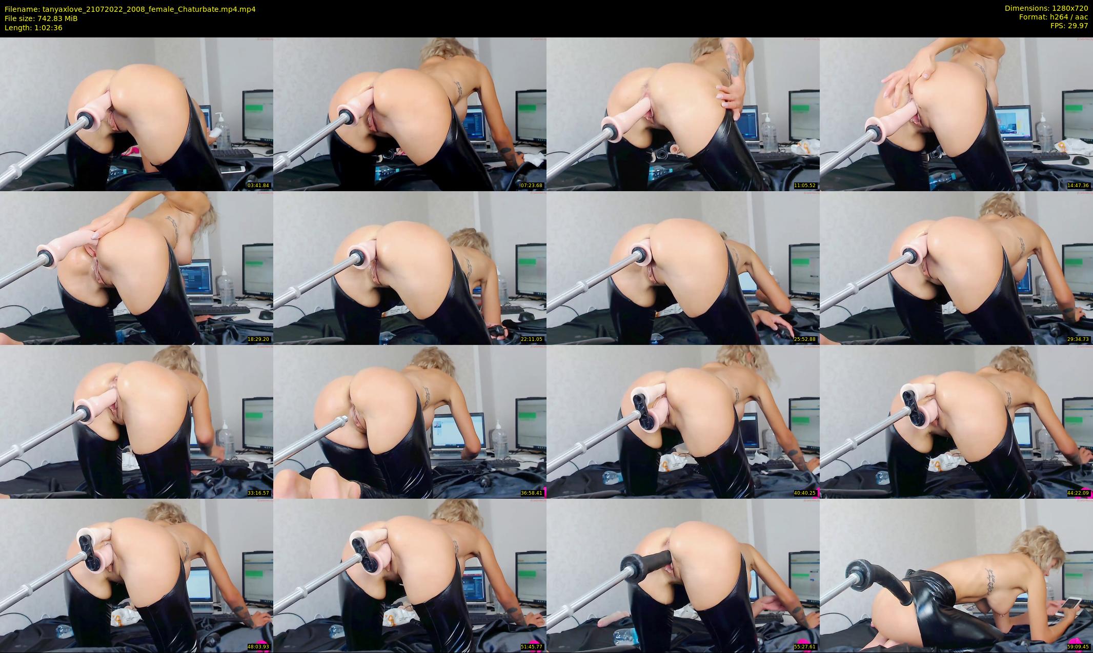 tanyaxlove — 63 minute Chaturbate female cam show recording, 720p, Jul 21, 2022
