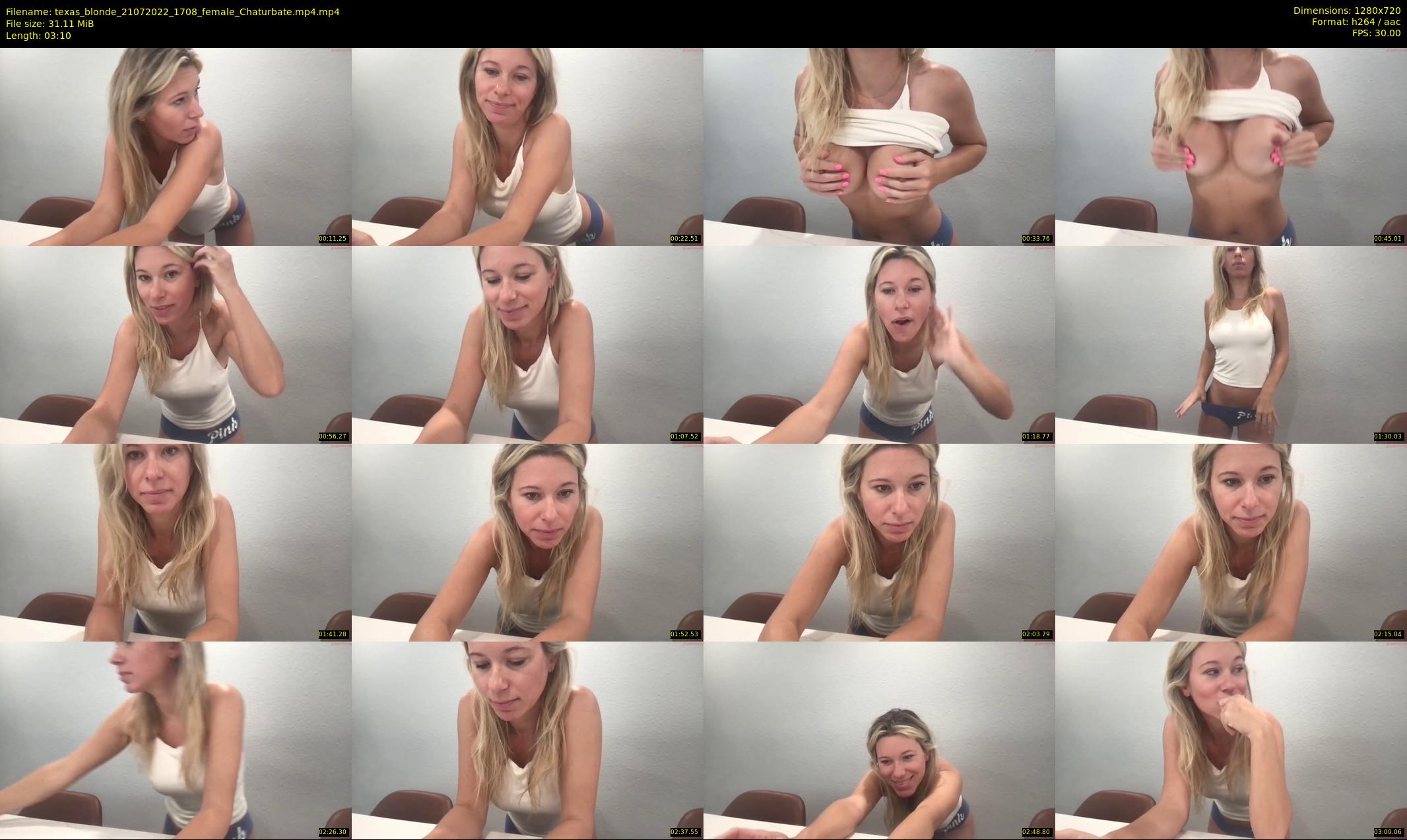 texas_blonde — 4 minute Chaturbate female cam show recording, 720p, Jul 21, 2022