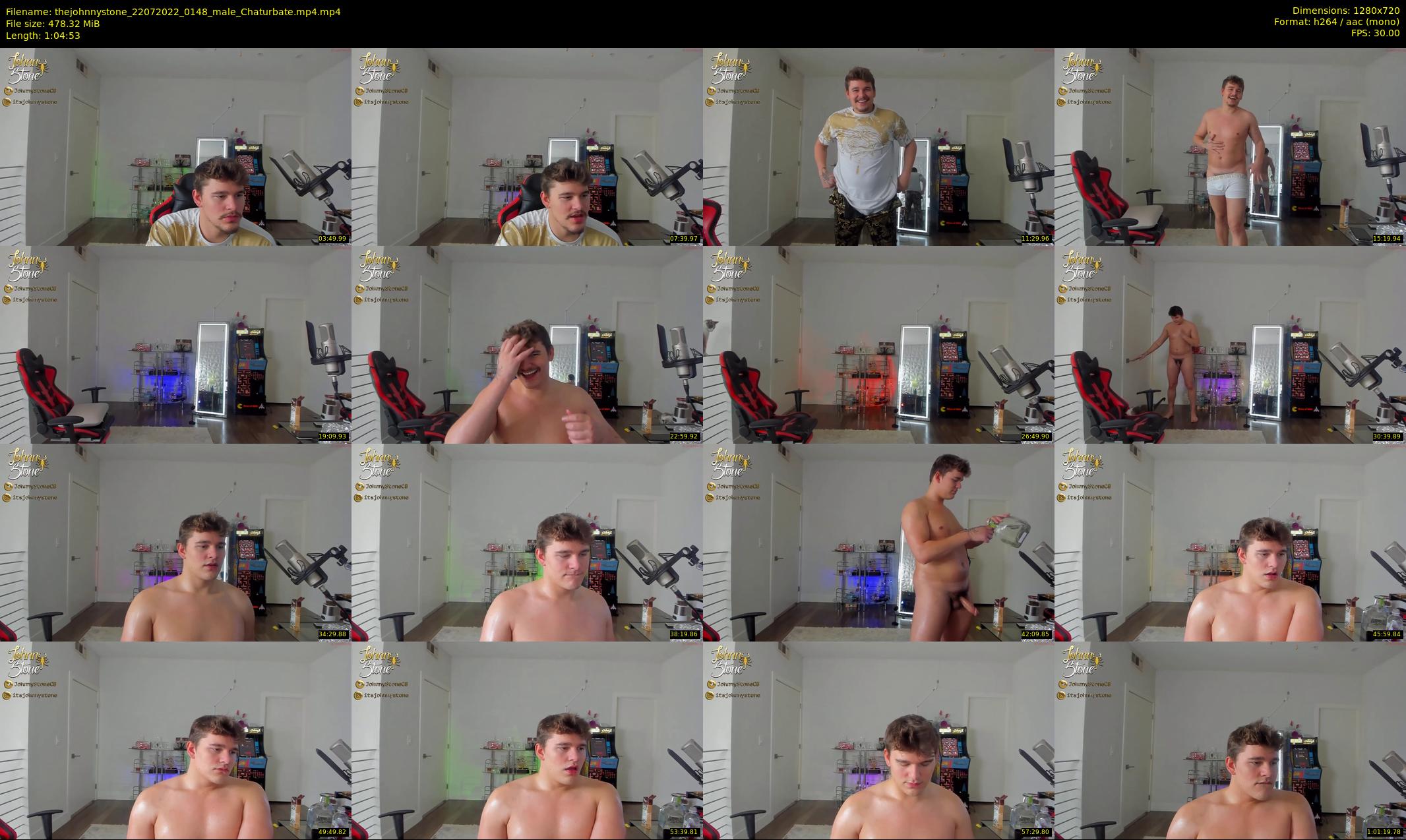 thejohnnystone — 65 minute Chaturbate male cam show recording, 720p, Jul 22, 2022