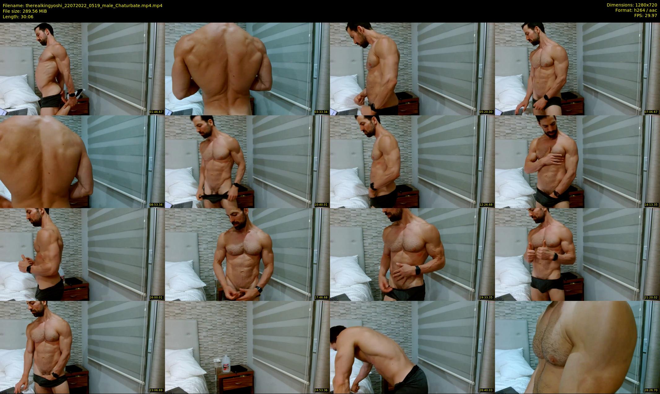 therealkingyoshi — 31 minute Chaturbate male cam show recording, 720p, Jul 22, 2022