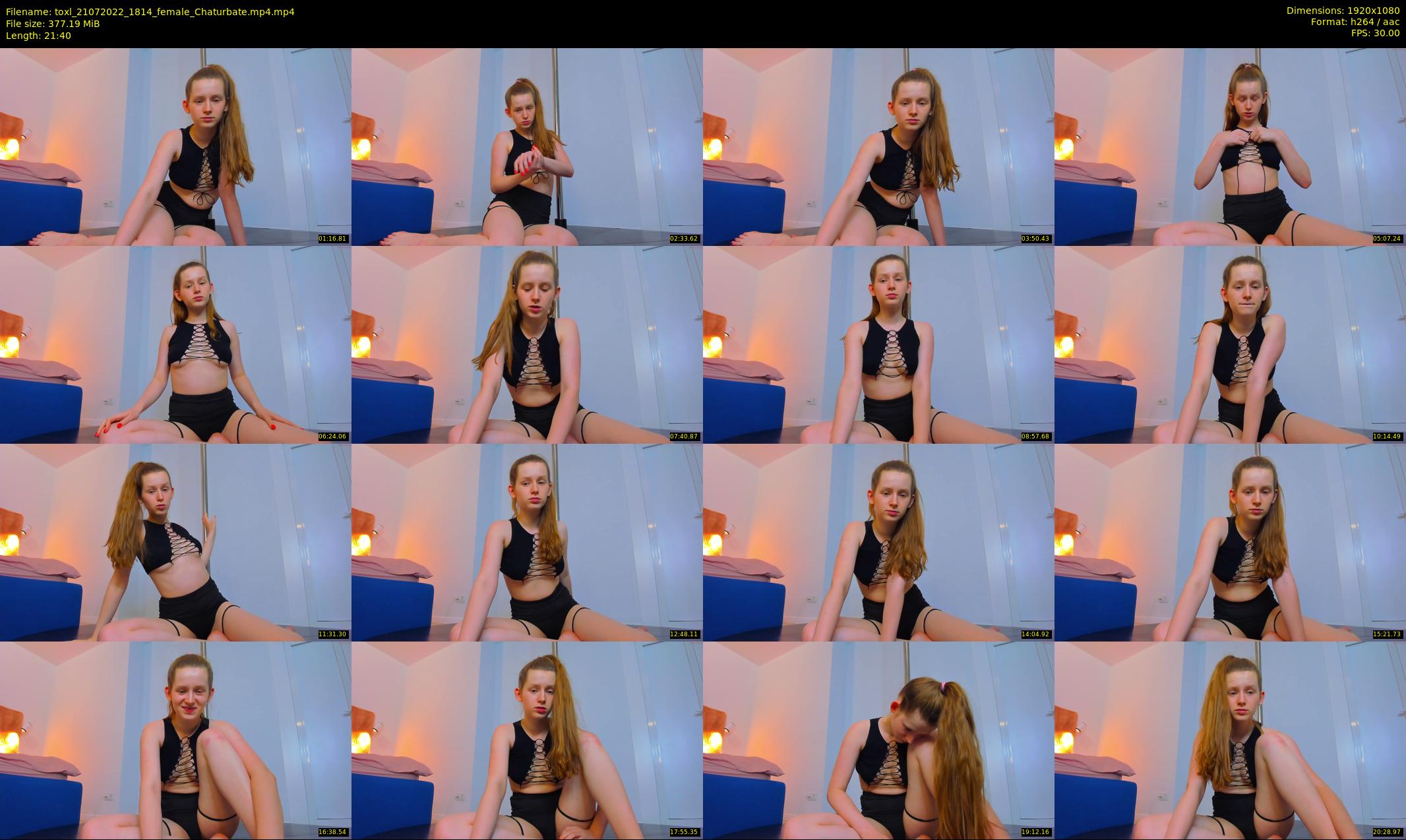 toxl — 22 minute Chaturbate female cam show recording, 1080p, Jul 21, 2022