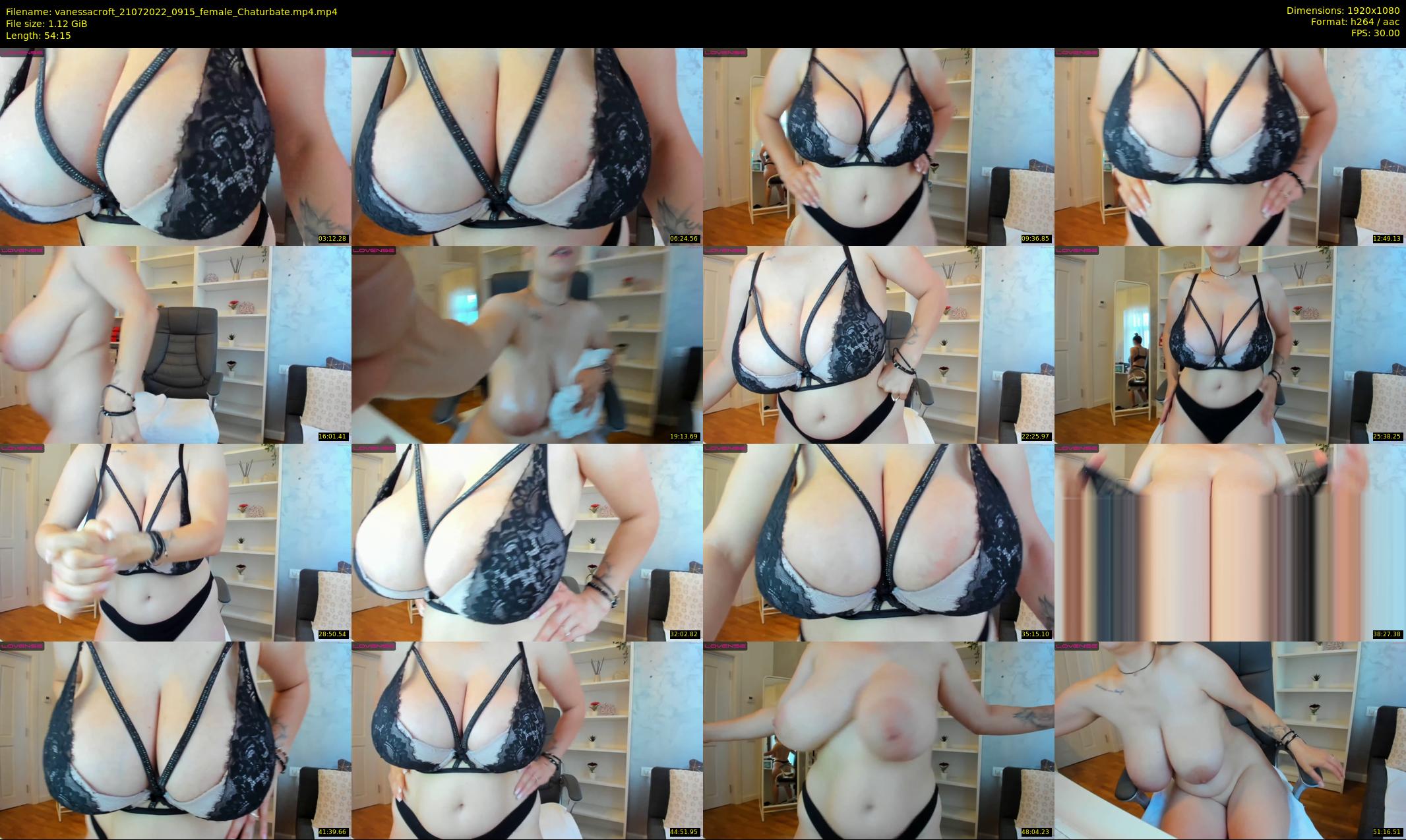 vanessacroft — 55 minute Chaturbate female cam show recording, 1080p, Jul 21, 2022