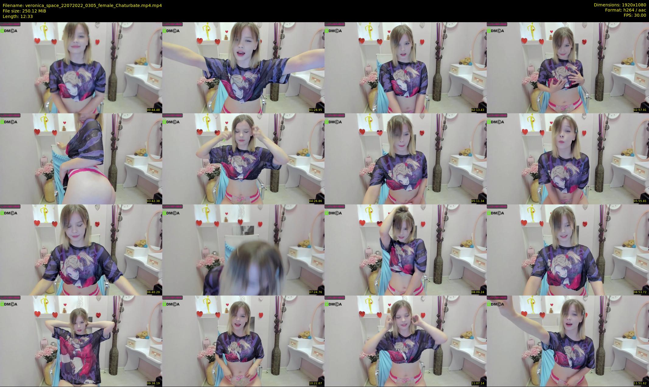 veronica_space — 13 minute Chaturbate female cam show recording, 1080p, Jul 22, 2022