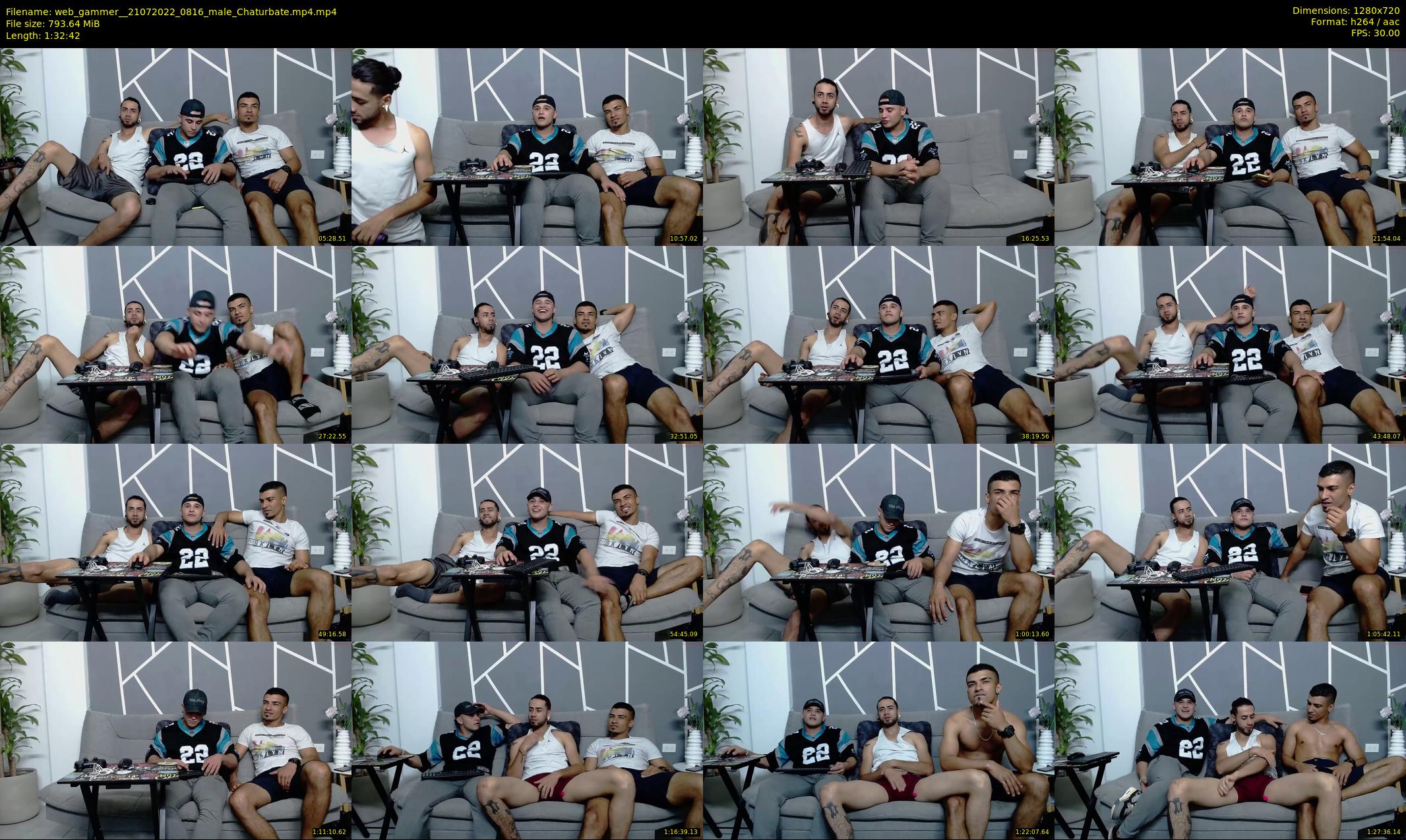 web_gammer_ — 93 minute Chaturbate male cam show recording, 720p, Jul 21, 2022