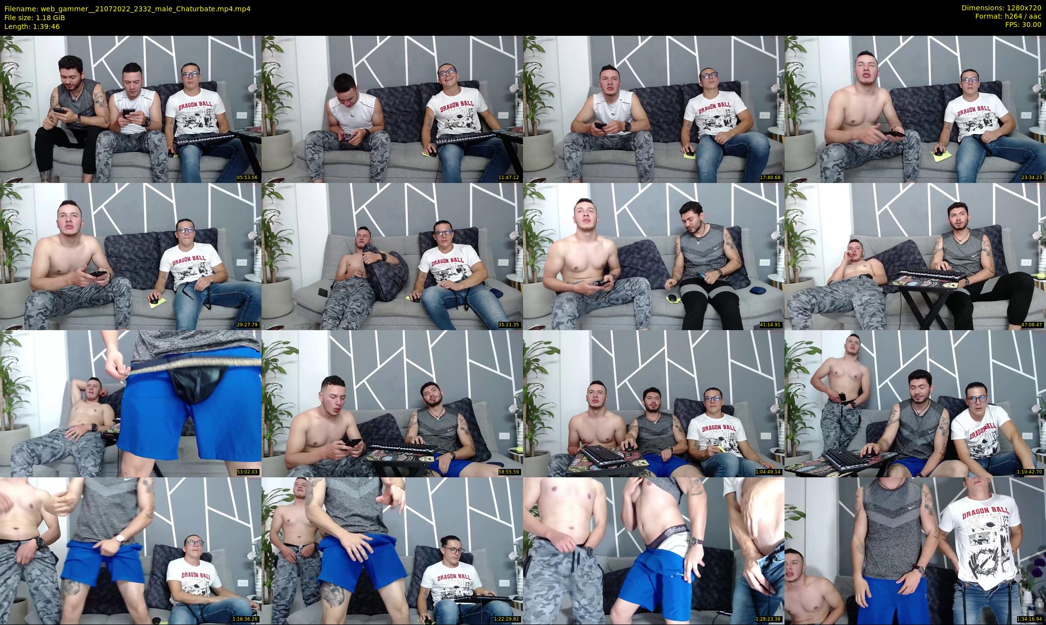 web_gammer_ — 100 minute Chaturbate male cam show recording, 720p, Jul 21, 2022