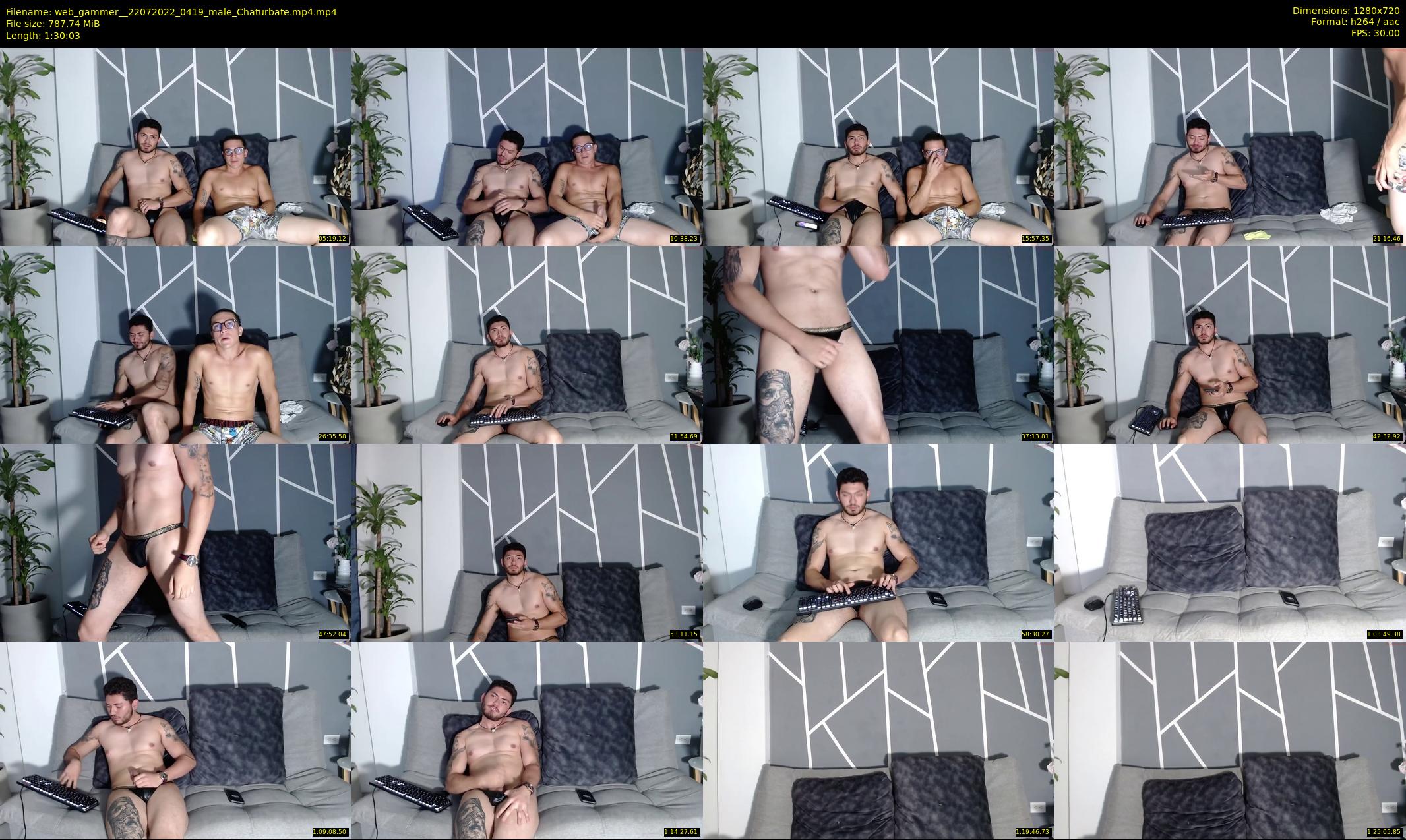 web_gammer_ — 91 minute Chaturbate male cam show recording, 720p, Jul 22, 2022