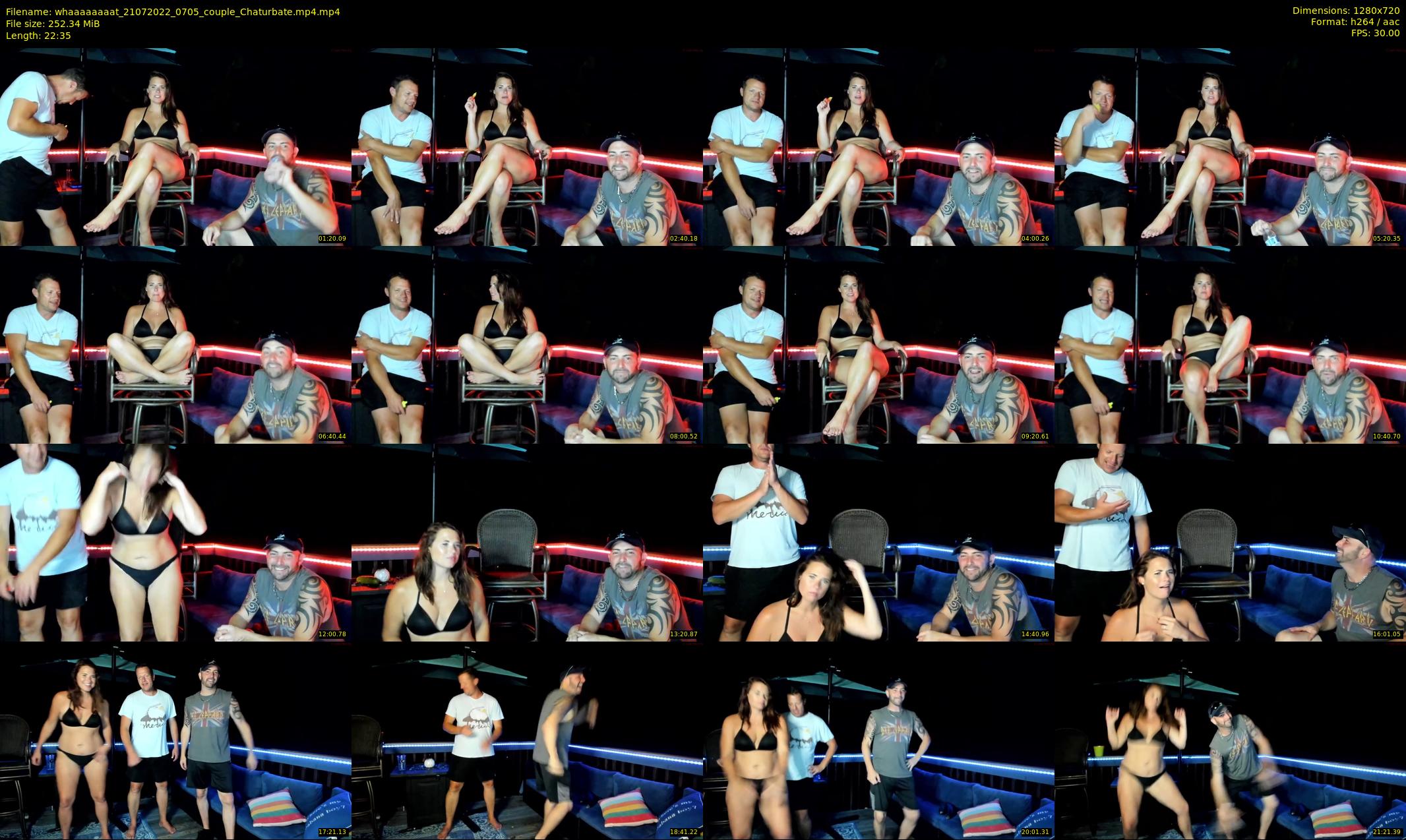 whaaaaaaaat — 23 minute Chaturbate couple cam show recording, 720p, Jul 21, 2022