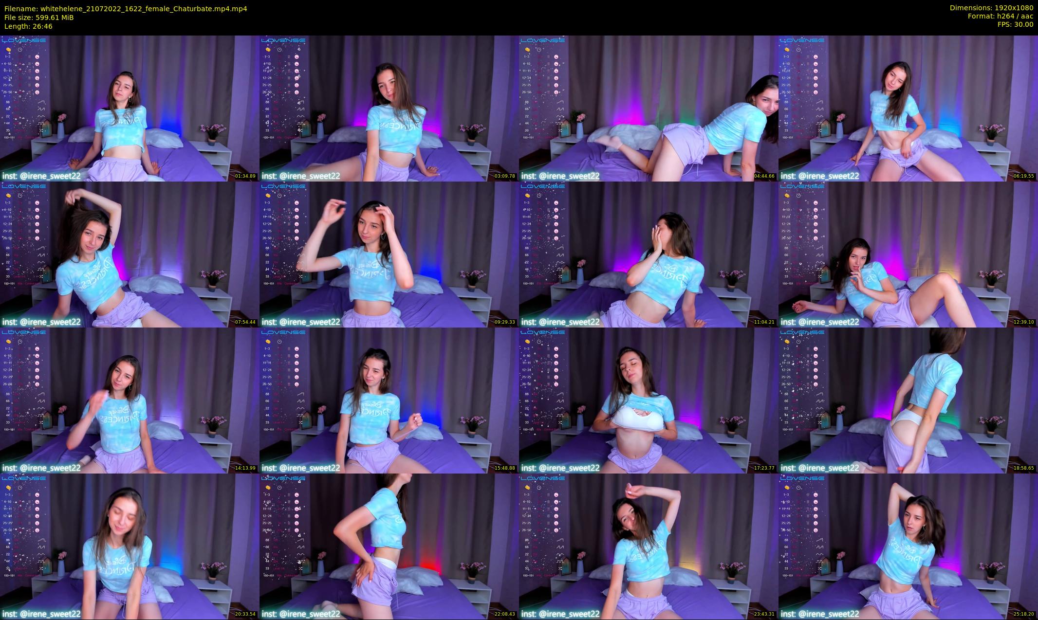 whitehelene — 27 minute Chaturbate female cam show recording, 1080p, Jul 21, 2022