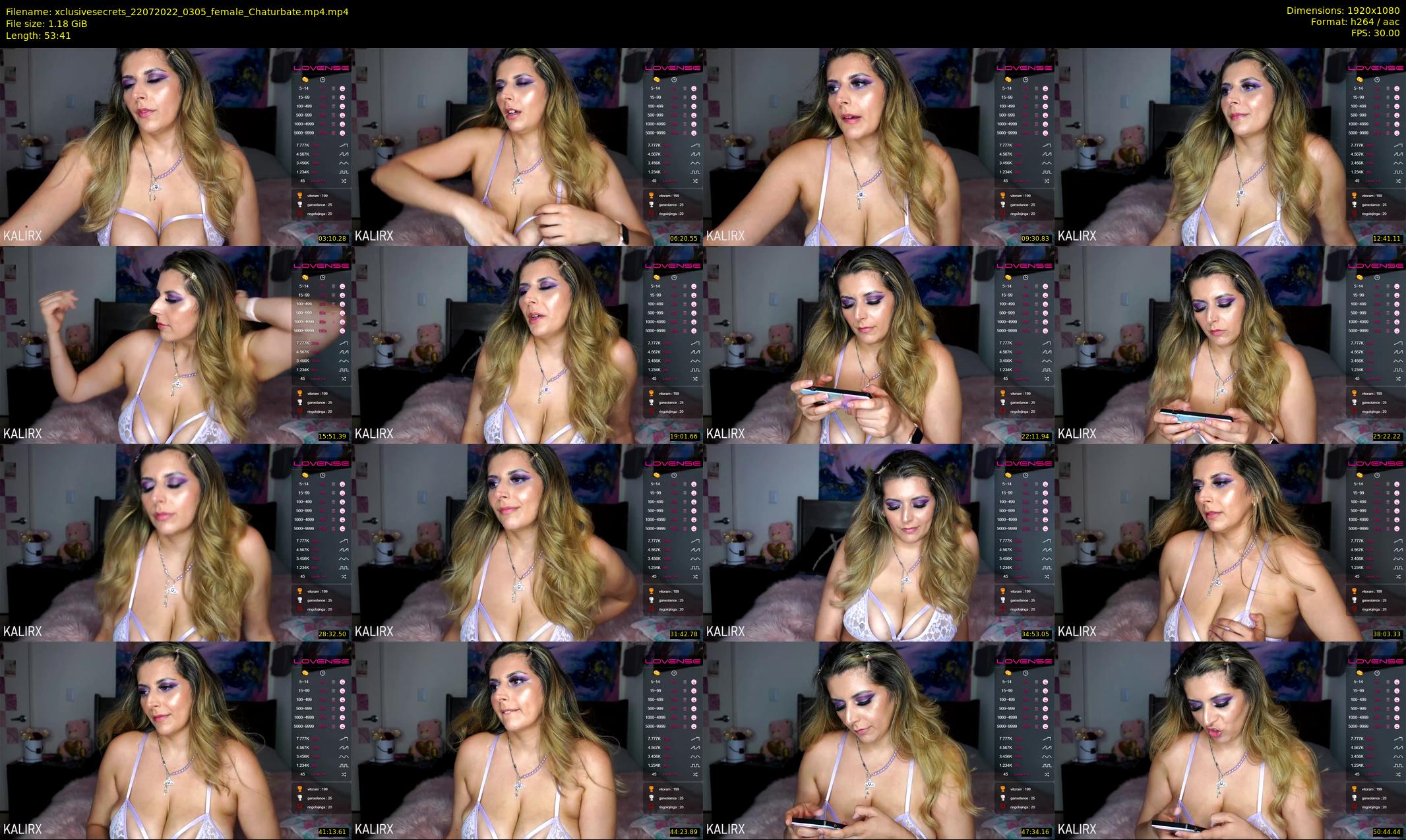 xclusivesecrets — 54 minute Chaturbate female cam show recording, 1080p, Jul 22, 2022