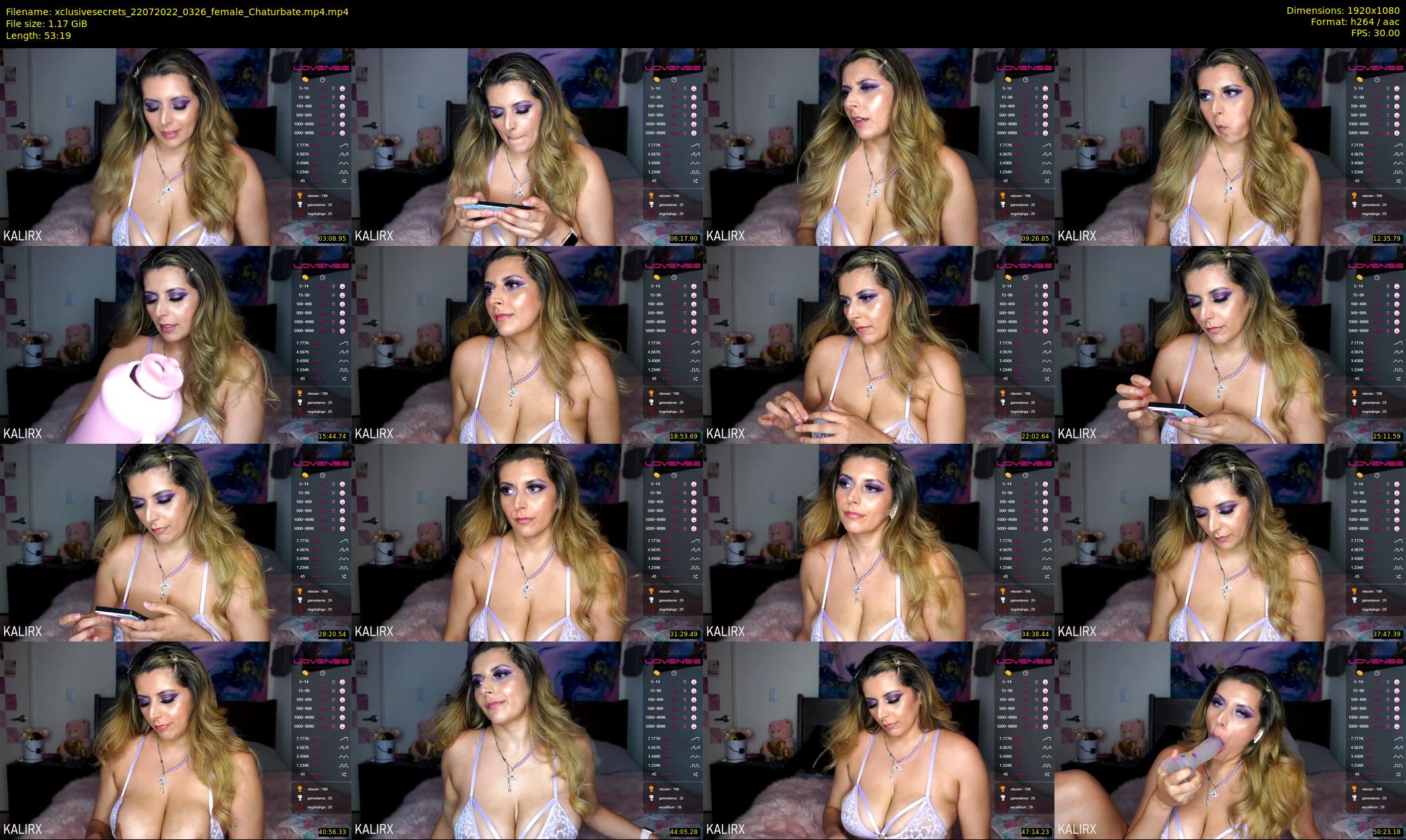xclusivesecrets — 54 minute Chaturbate female cam show recording, 1080p, Jul 22, 2022